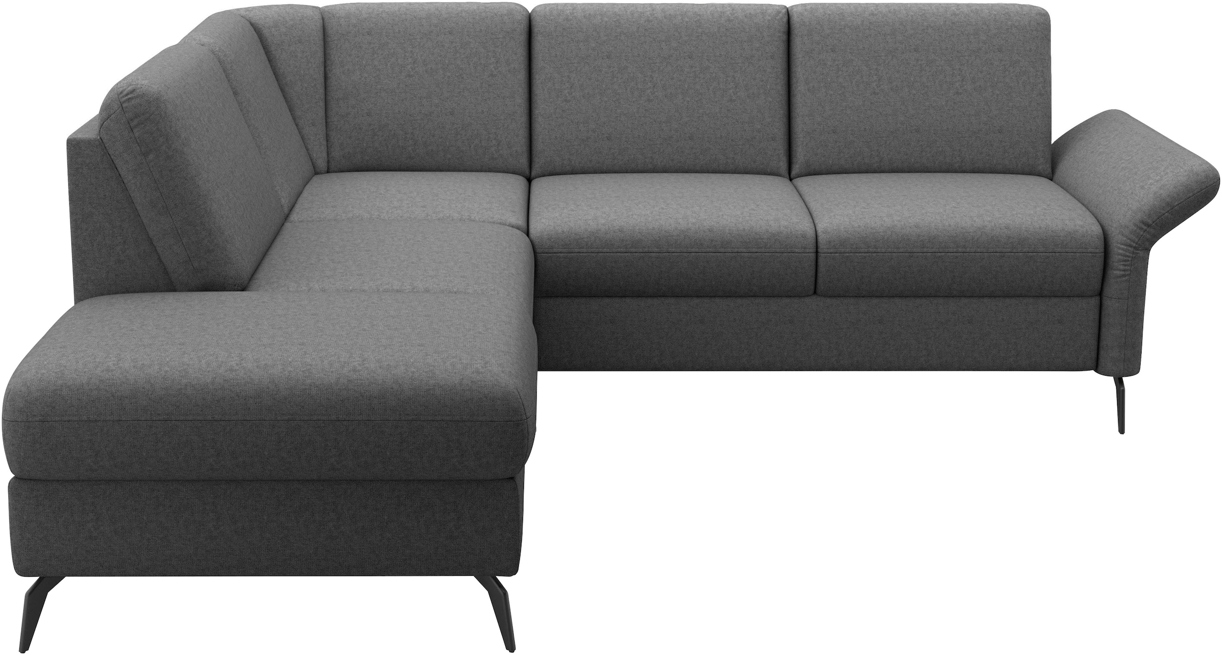 Home affaire Canapé d'angle »Rochelle« wahlweise mit Bettfunktion, Bettkasten und Armteilverstellung