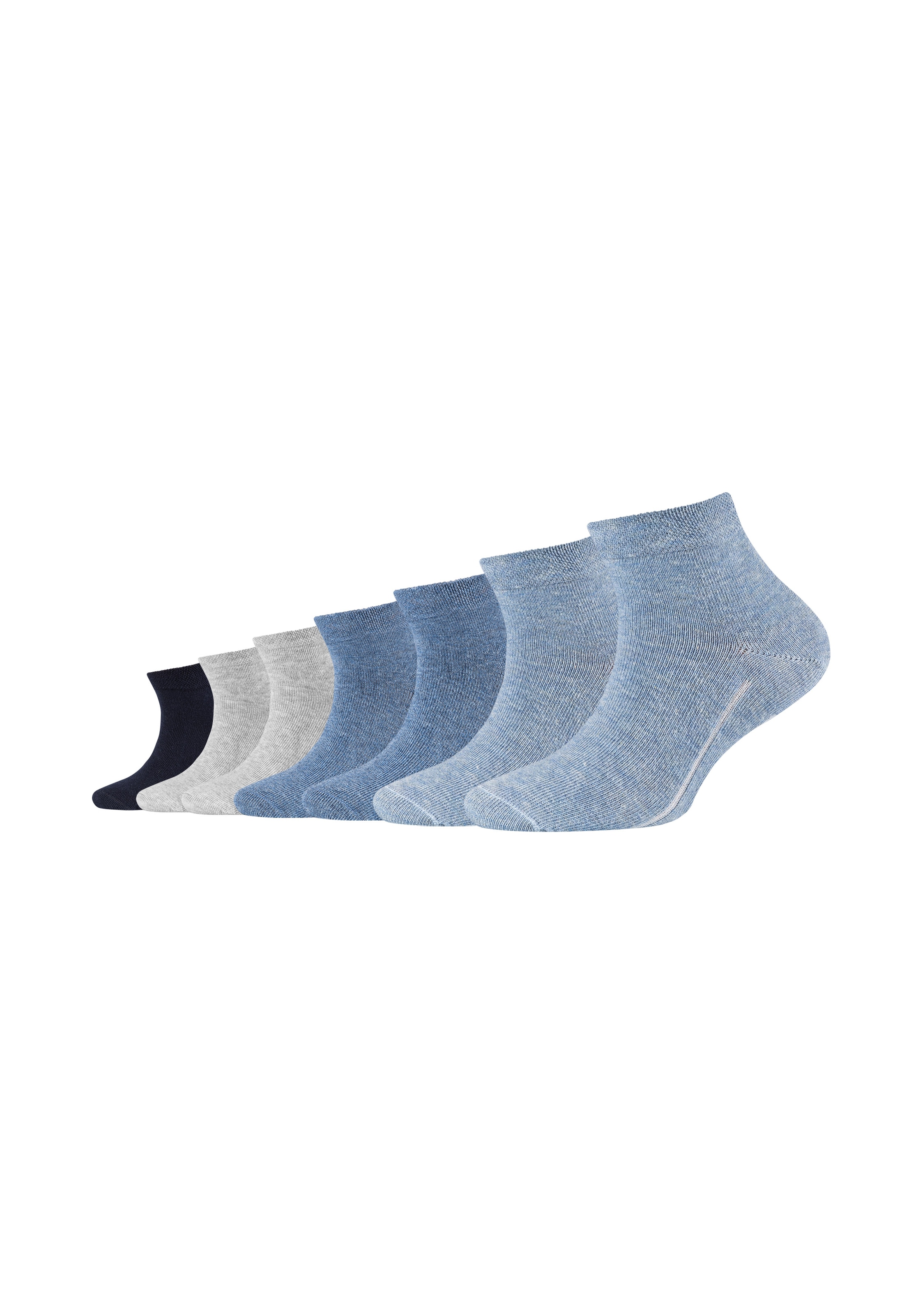 Camano Chaussettes courtes »ca-soft« 7 paires,  avec renforts au talon et aux orteils