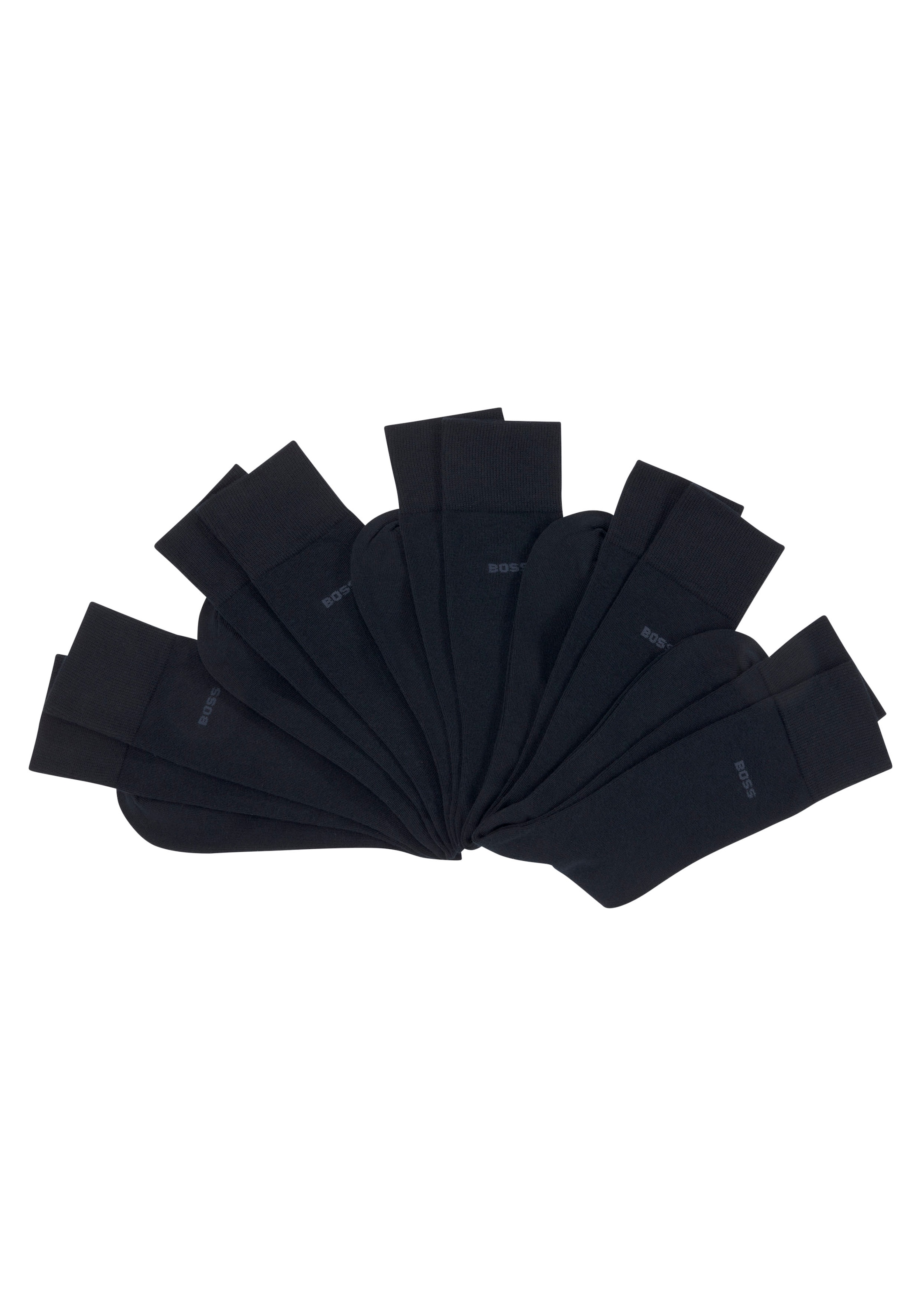 BOSS Businesssocken »5P RS Uni Col CC« Packung, 5er, 5 Stk. tlg. mit BOSS Schriftzug