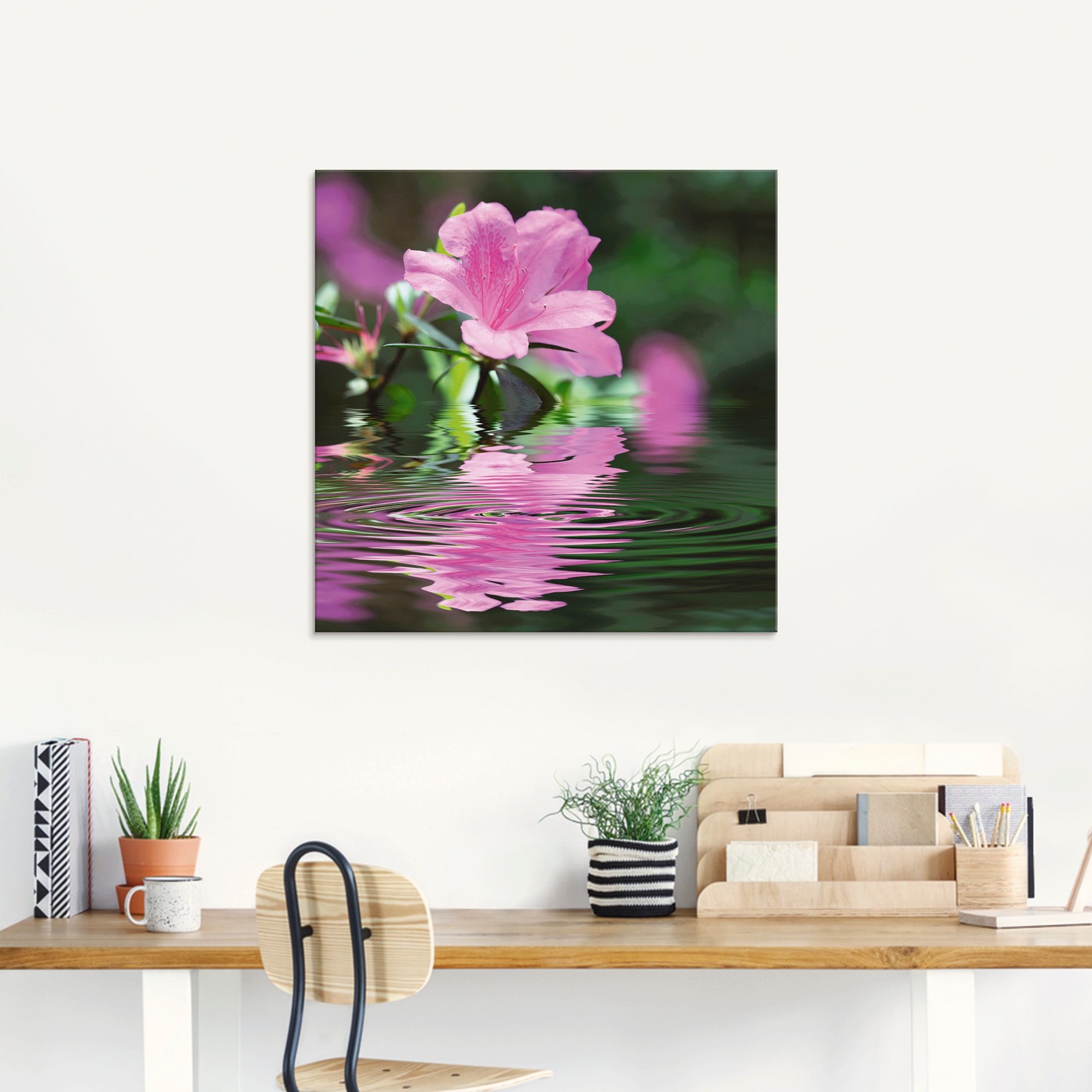 Artland Tableau en verre »Azalee« 1 cuis tlg. in verschiedenen Grössen