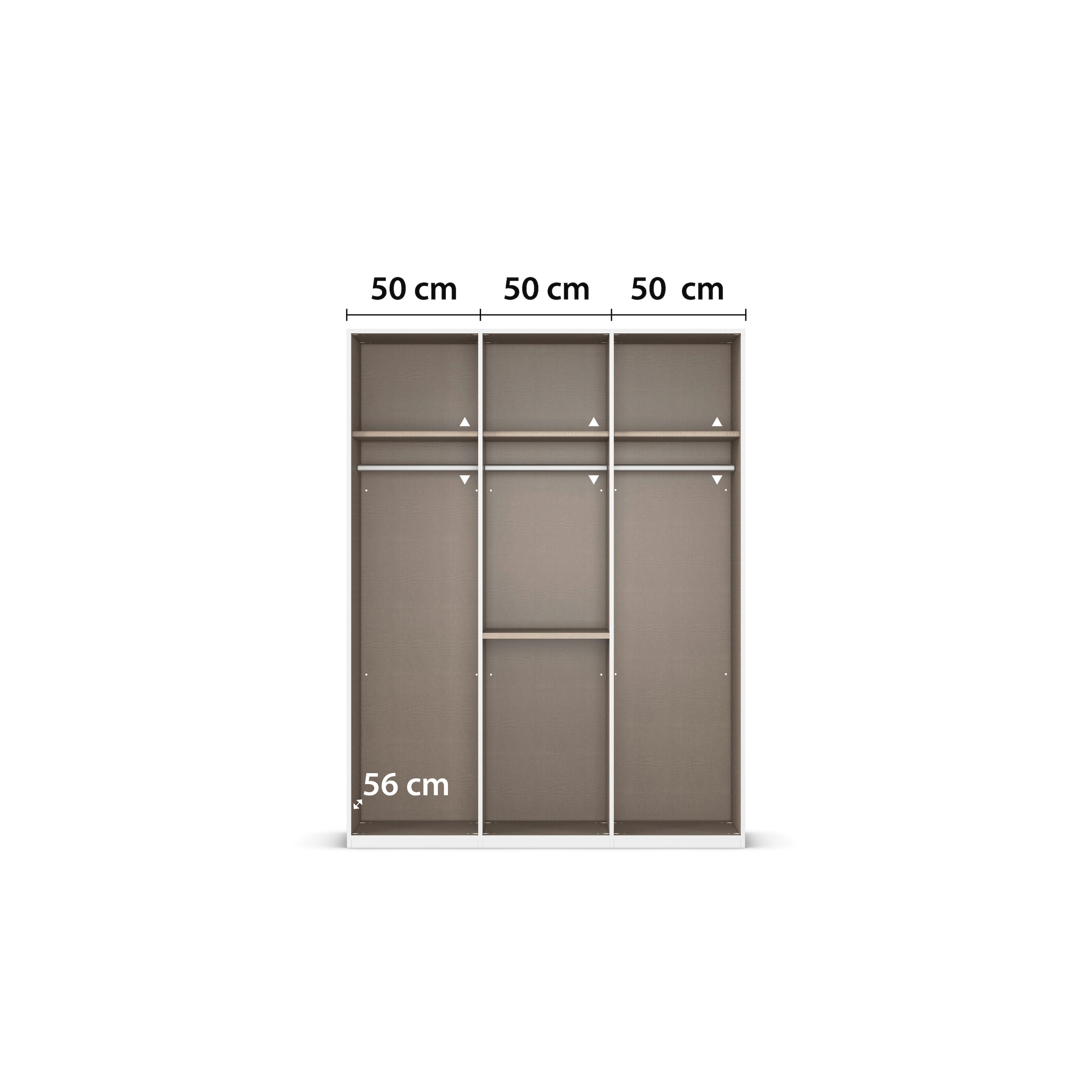 rauch Armoire à portes battantes »Kleiderschrank Schrank Garderobe Schlafzimmerschrank EVELYN« Disponible en 2 hauteurs 197 ou 210 cm, fonction SOFT-CLOSE incluse,  au style élégant avec tiroirs 3 largeurs et 2 hauteurs MADE IN GERMANY