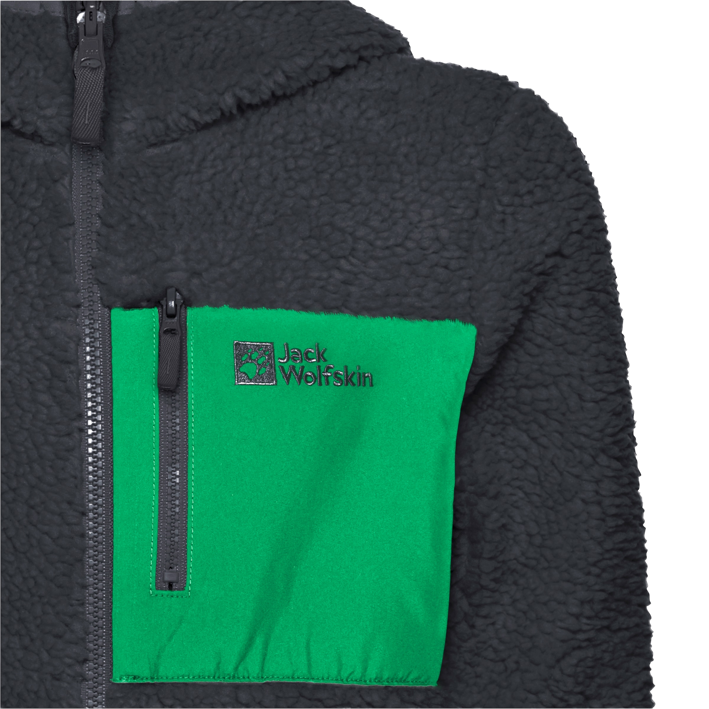 Jack Wolfskin Veste polaire »ICE CURL HOOD JACKET K« avec capuche avec capuche, en polaire polyester, coupe normale
