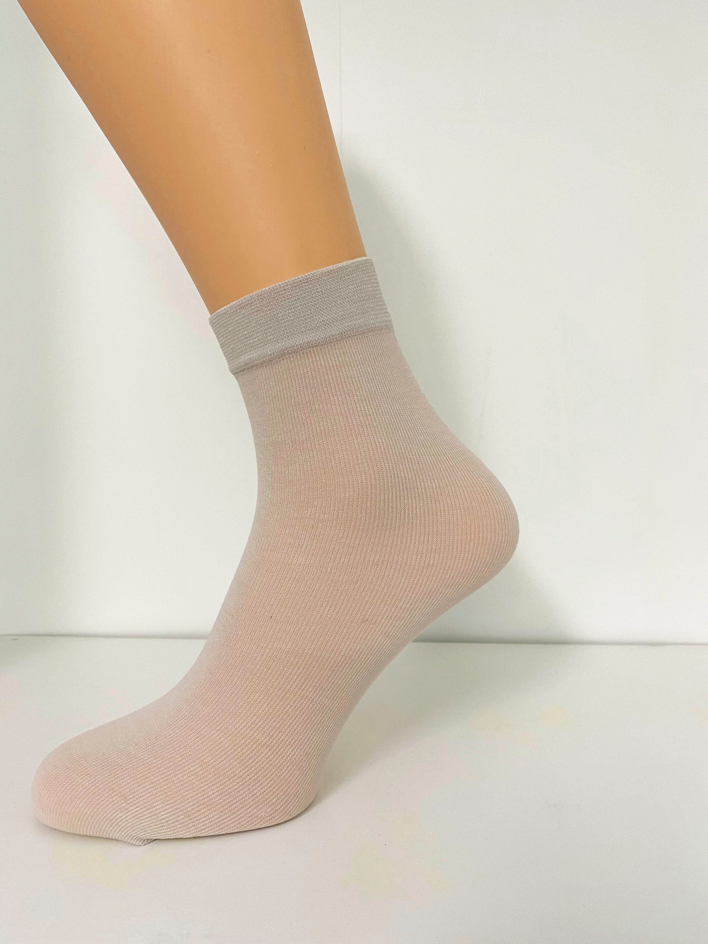Janastyle Chaussettes fines »Cotton-Feeling Söckchen,3 Paar« 15 3 cuis tlg. Universalgrösse, angenehmes Tragegefühl, blickdicht, druckfreier Bund