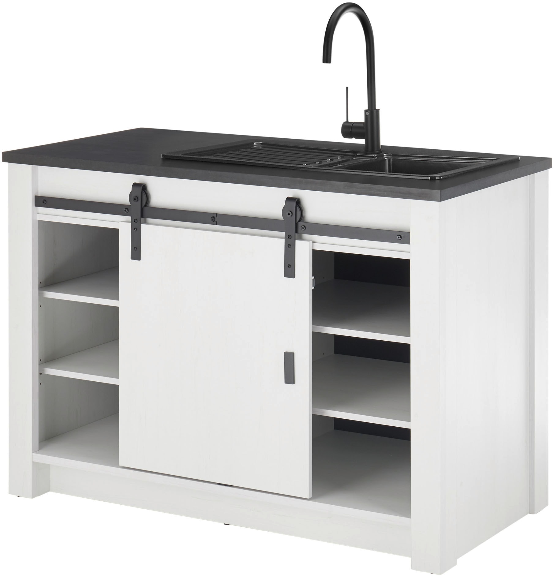 Home affaire Kitchenette »Sherwood« Breite 196 cm, mit Herdumbauschrank, ohne E-Geräte