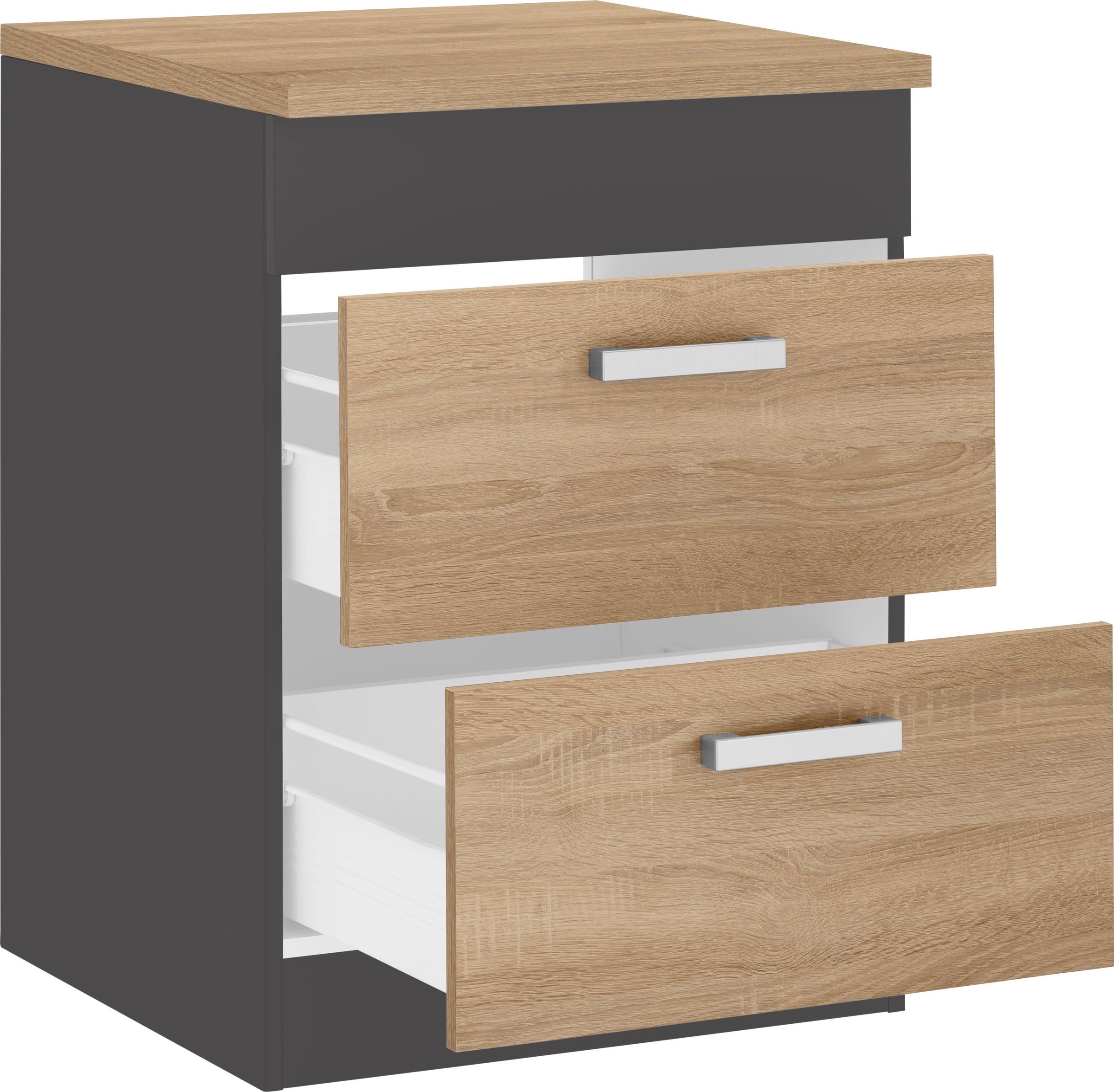 KOCHSTATION Armoire d'encastrement pour table de cuisson »KS-Gera« largeur 60 cm