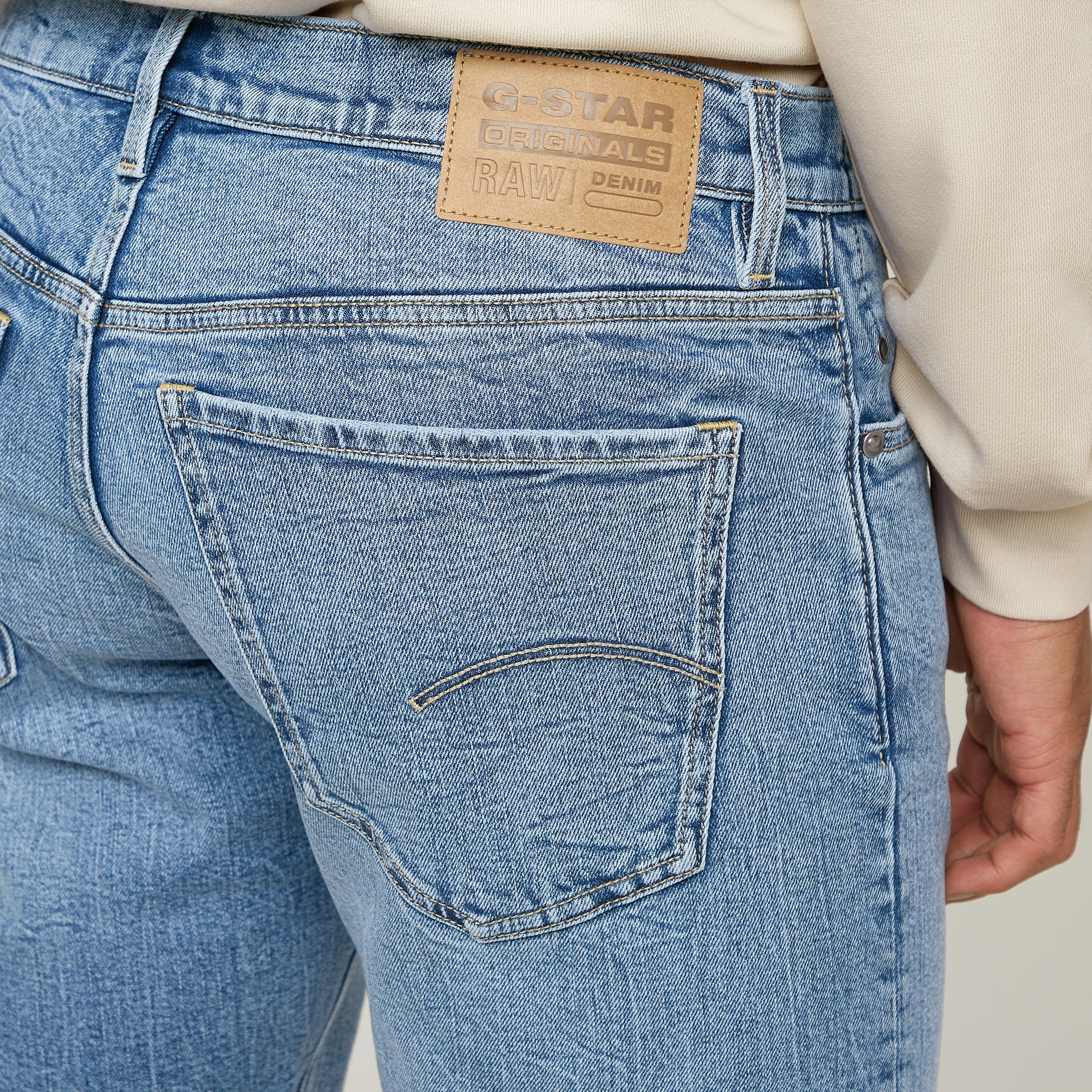 G-STAR Short en jean »Mosa« mit Umschlagsaum