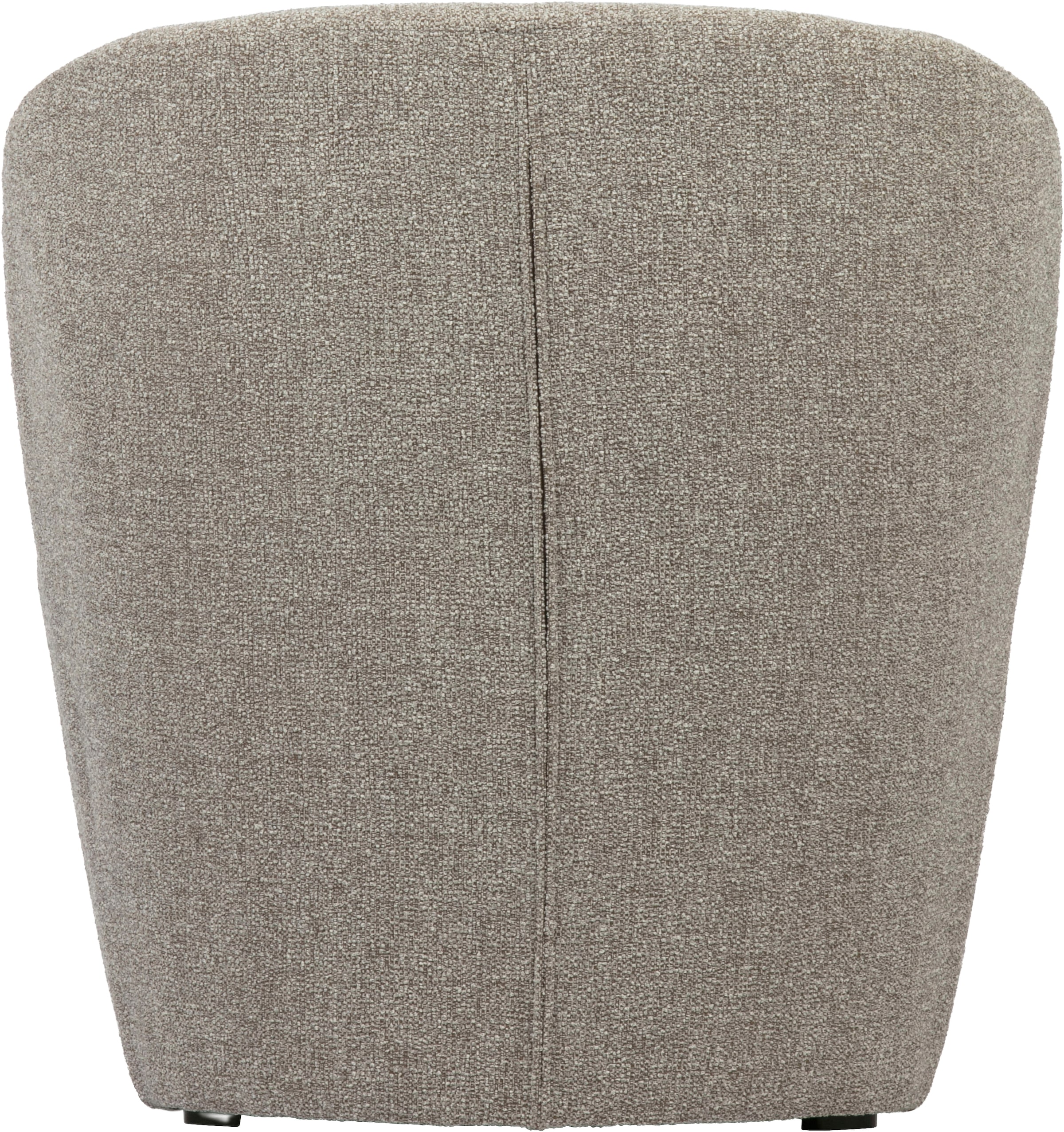 WOOOD Fauteuil lounge »Lofty mit Bouclé-Bezug und Hartholzrahmen B 68 x T 72 x H 75 cm« Haute résistance à l'usure, hauteur d'assise 42 cm, coussin dorsal séparé