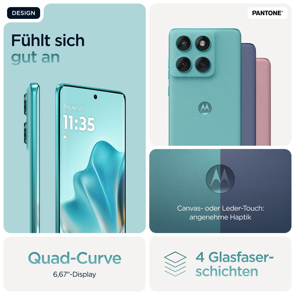 Motorola Smartphone »Edge 60 Fusion 256GB« Amazonite