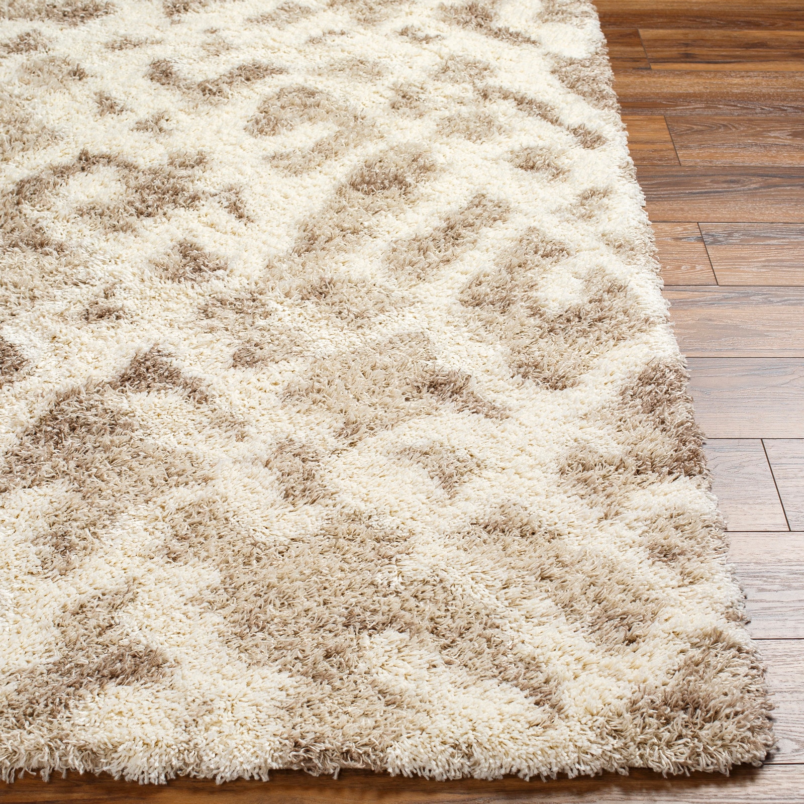 Livabliss Hochflor-Teppich »TUZLA« rechteckig 52 mm Höhe Flauschig, Langflor, Weich, Boho Wohnzimmerteppich, Beige