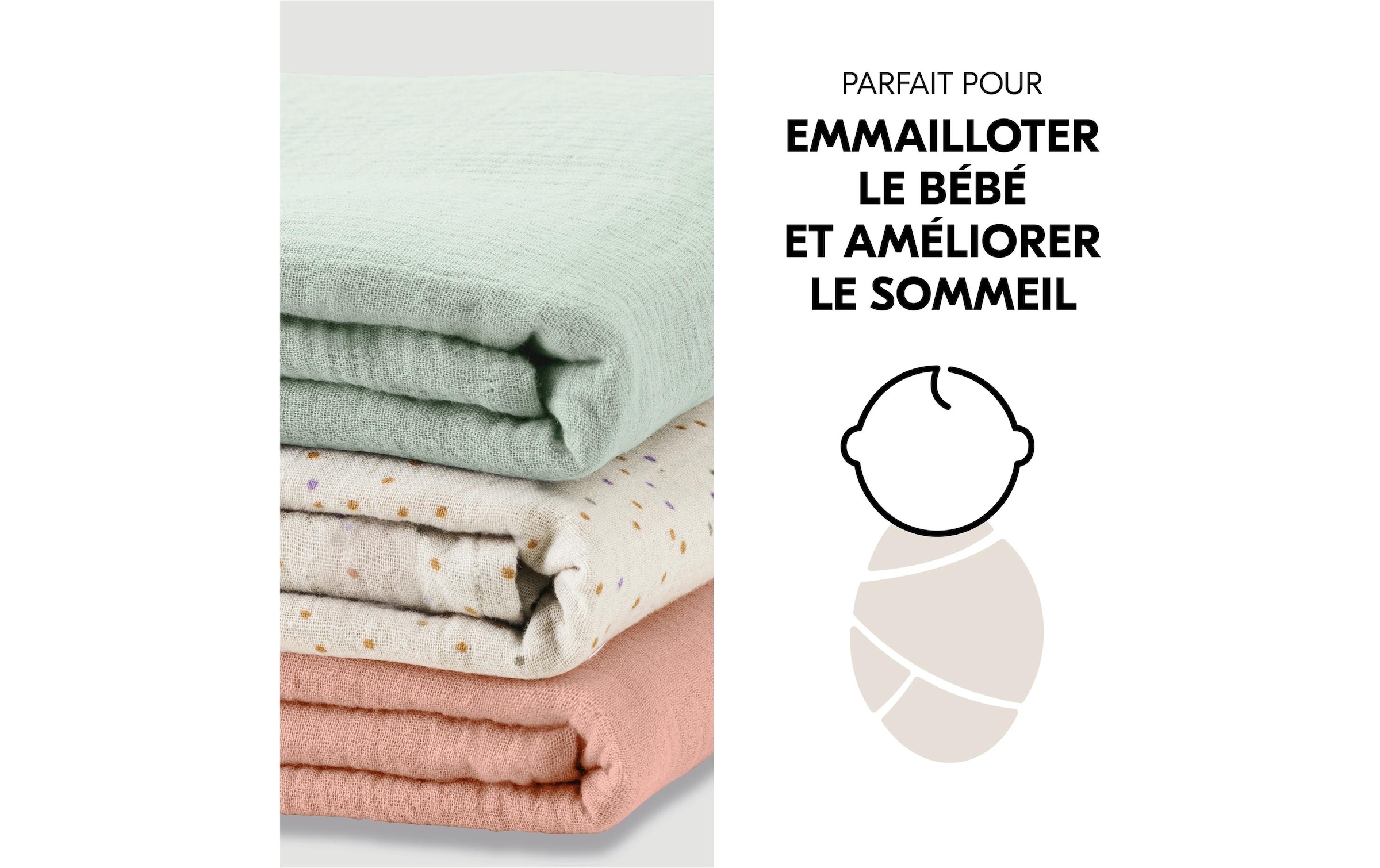 Hauck Schnuffeltuch »Cuddle N Clean 3Set Sage-Beige-Dots-Cork« 3 tlg.