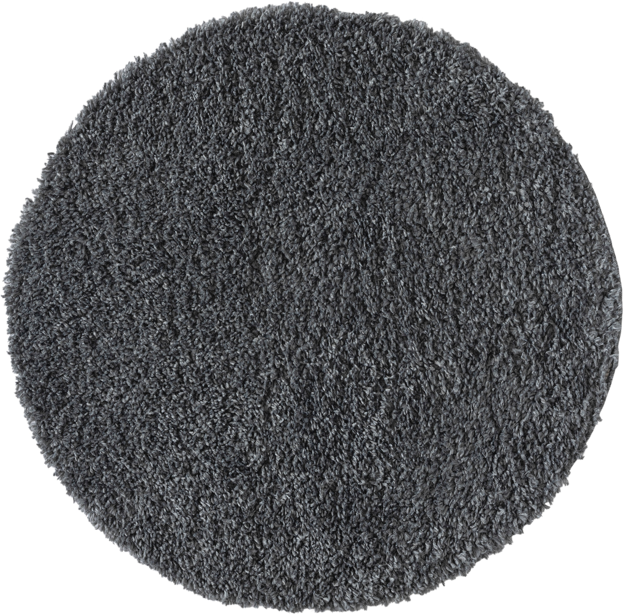 Myflair Möbel & Accessoires Tapis à poils longs »My Shaggy« Rond 37 mm Höhe Shaggy, Uni Farben, leicht glänzend, Microfaser, extra flauschig