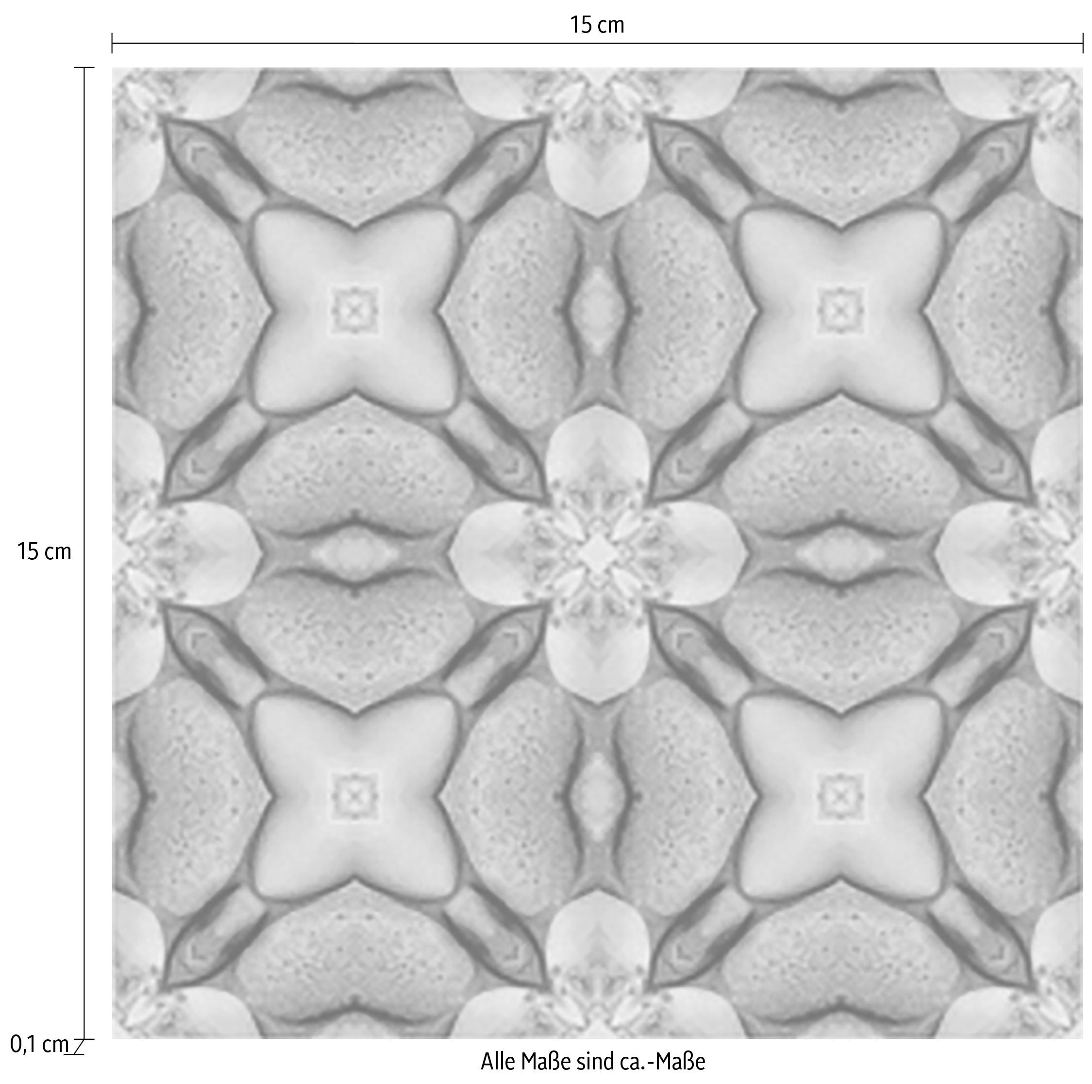 queence Autocollants pour carrelage »Mosaik Muster« Stickerfliesen, selbstklebend, Sticker, 12er Set