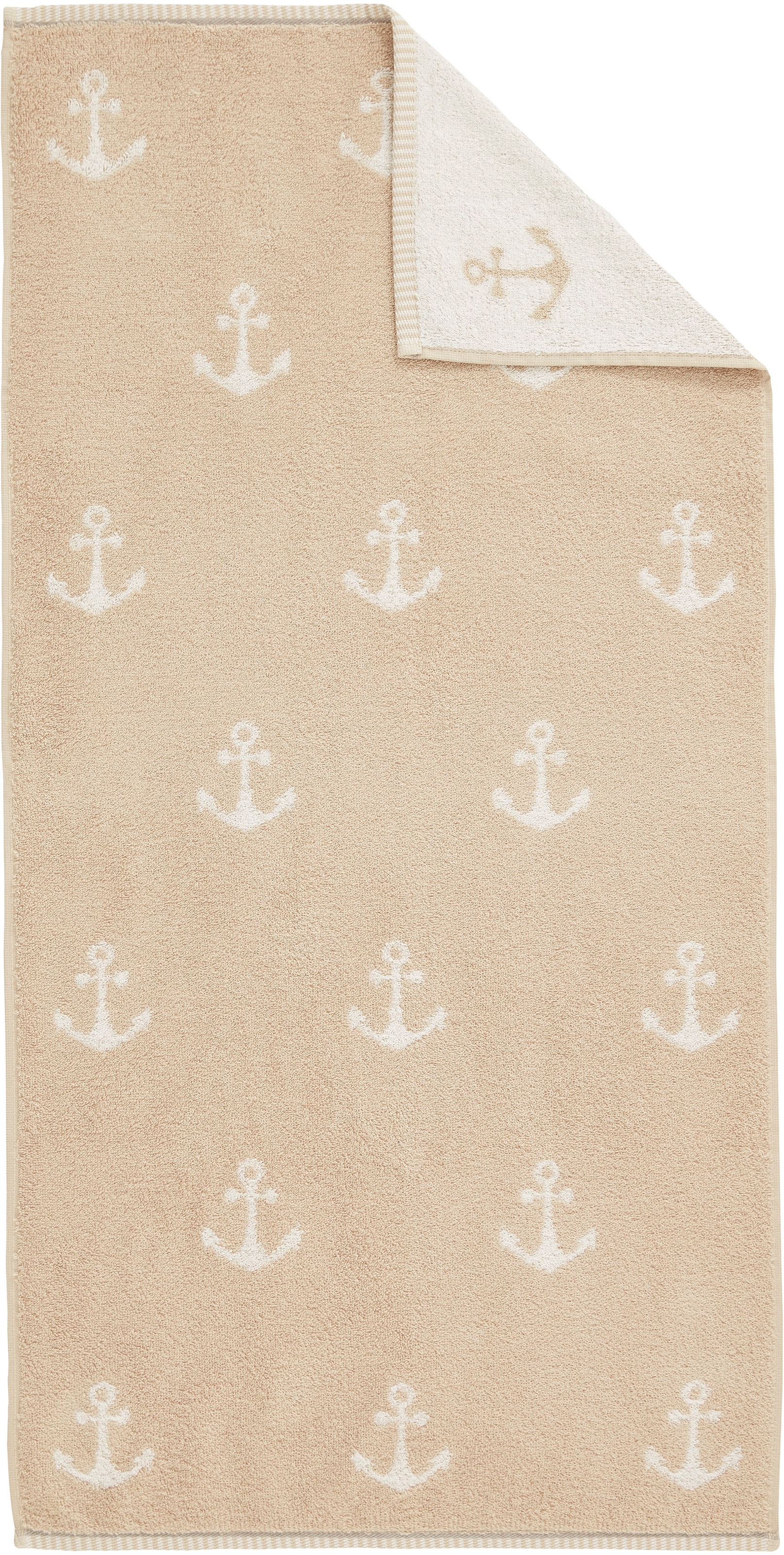 Dyckhoff Handtuch Set »Maritim, Nautic« Set 3 Stk. Frottier 2 Handtücher (50x100 cm), 1 Duschtuch (70x140 cm)