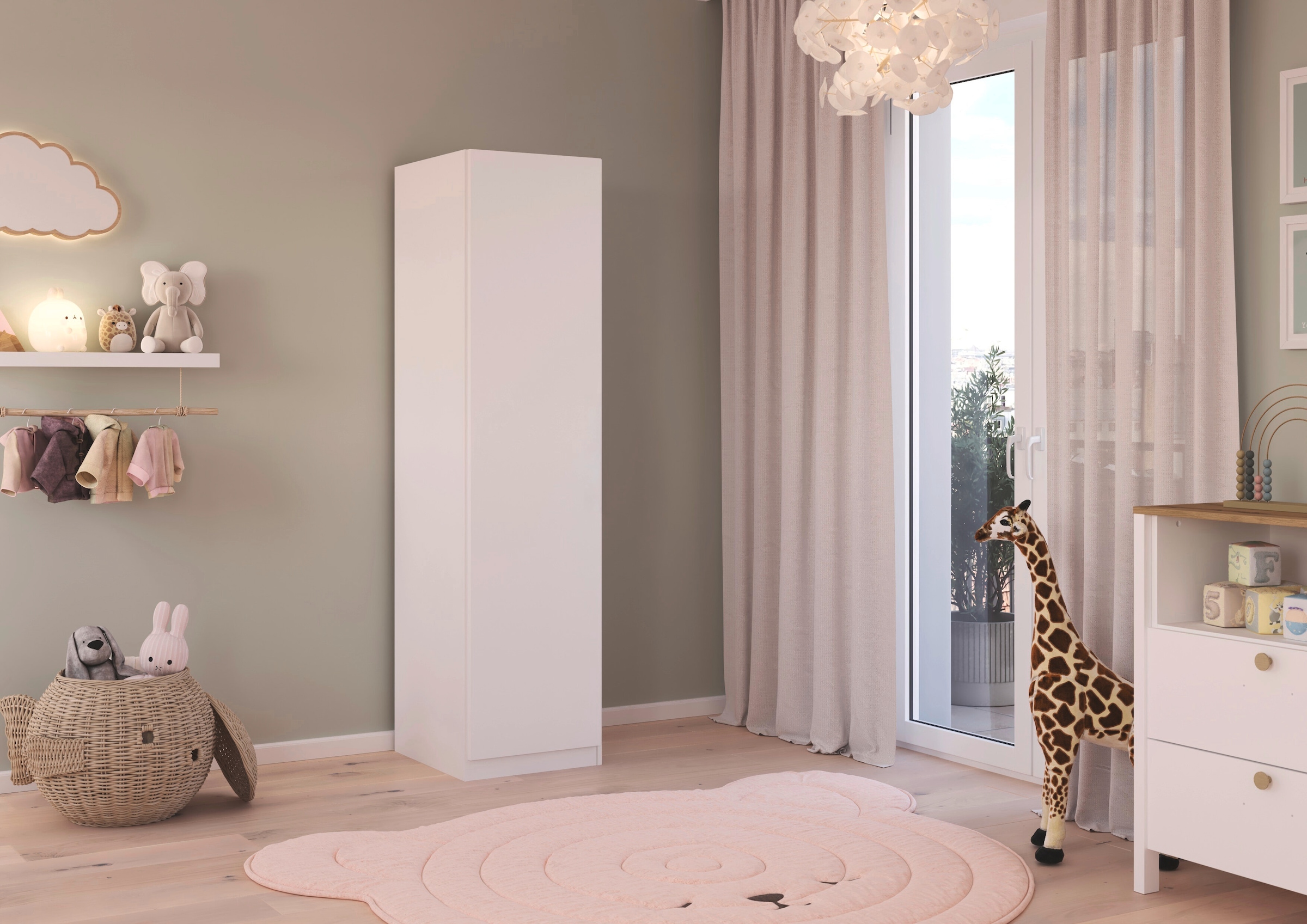 rauch Armoires à vêtements »Schlafzimmer Garderobe Kinderzimmer WELTNEUHEIT ELVIK by rauch-ONE« SYSTÈME DE MONTAGE RAPIDE BREVETÉ avec ouverture par pression FABRIQUÉ EN ALLEMAGNE