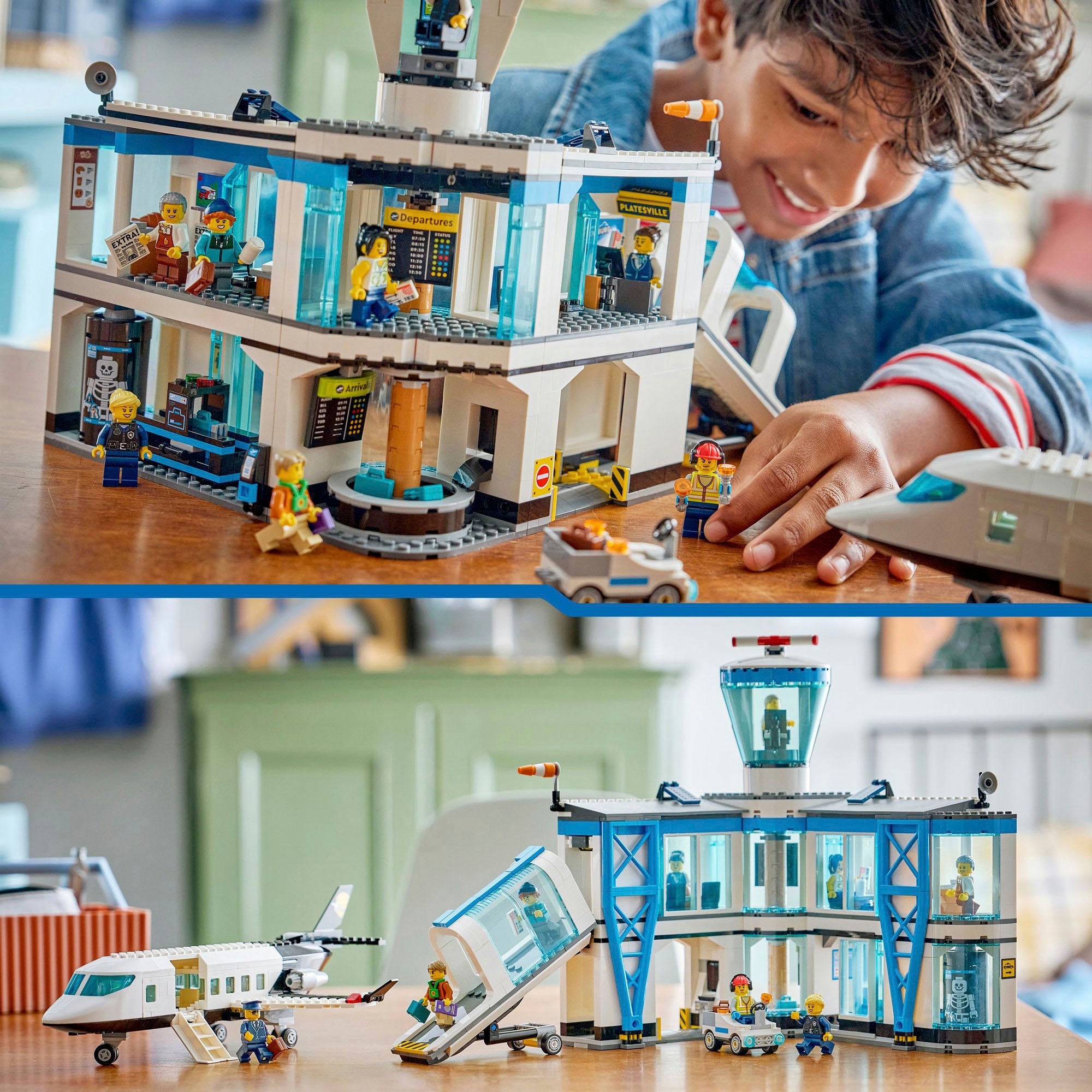 LEGO® Pions de construction »Flughafen mit Flugzeug (60502), LEGO City« Made in Europe