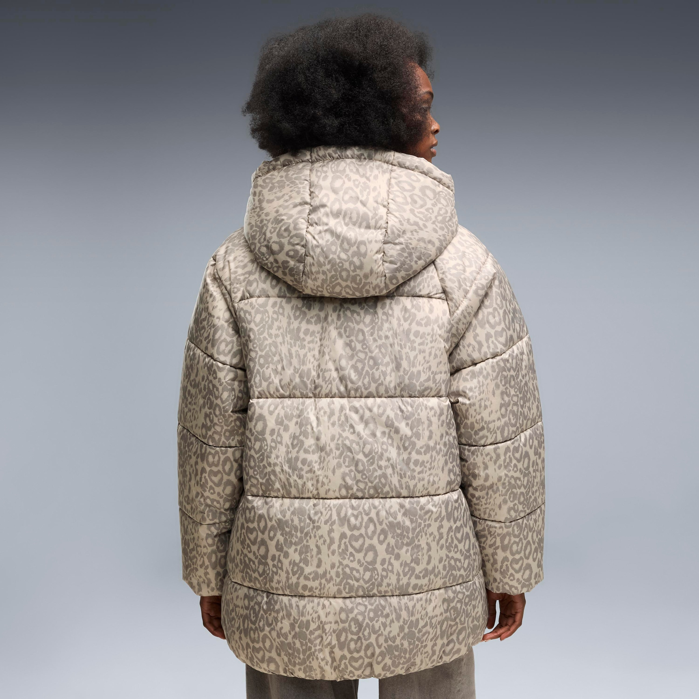 PUMA Veste d'hiver »STYLE PADDED JACKET W« avec capuche avec capuche, matériau déperlant, avec fermeture éclair