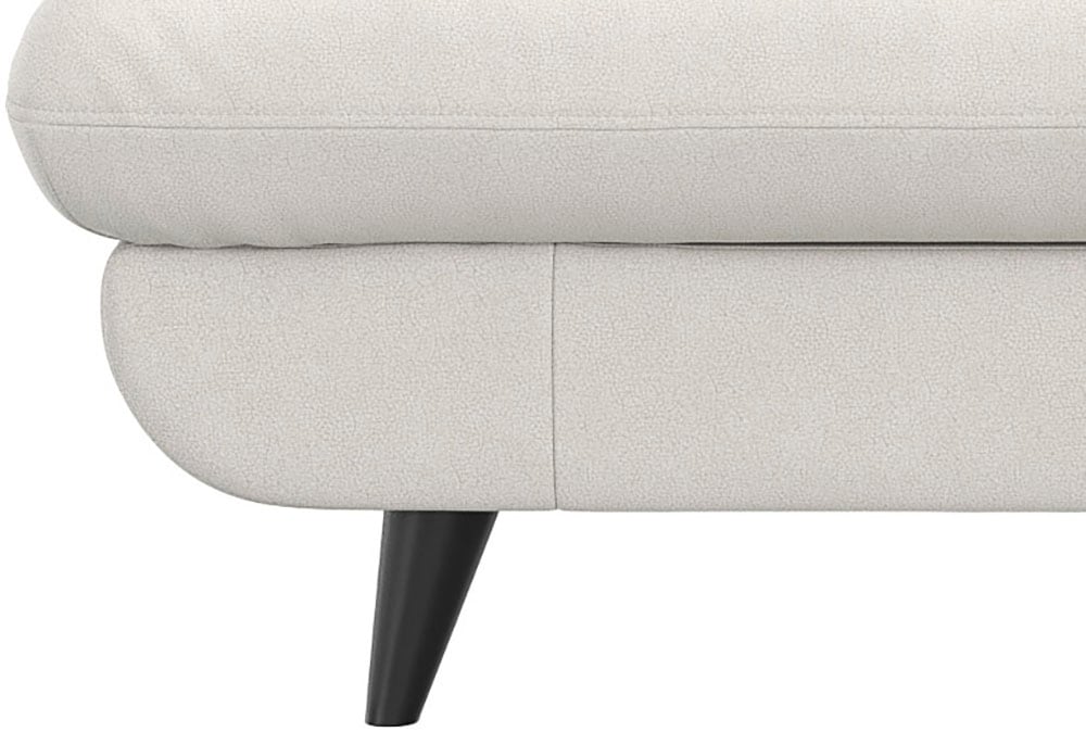 COTTA 3-places avec pieds en métal, également disponible en cuir véritable