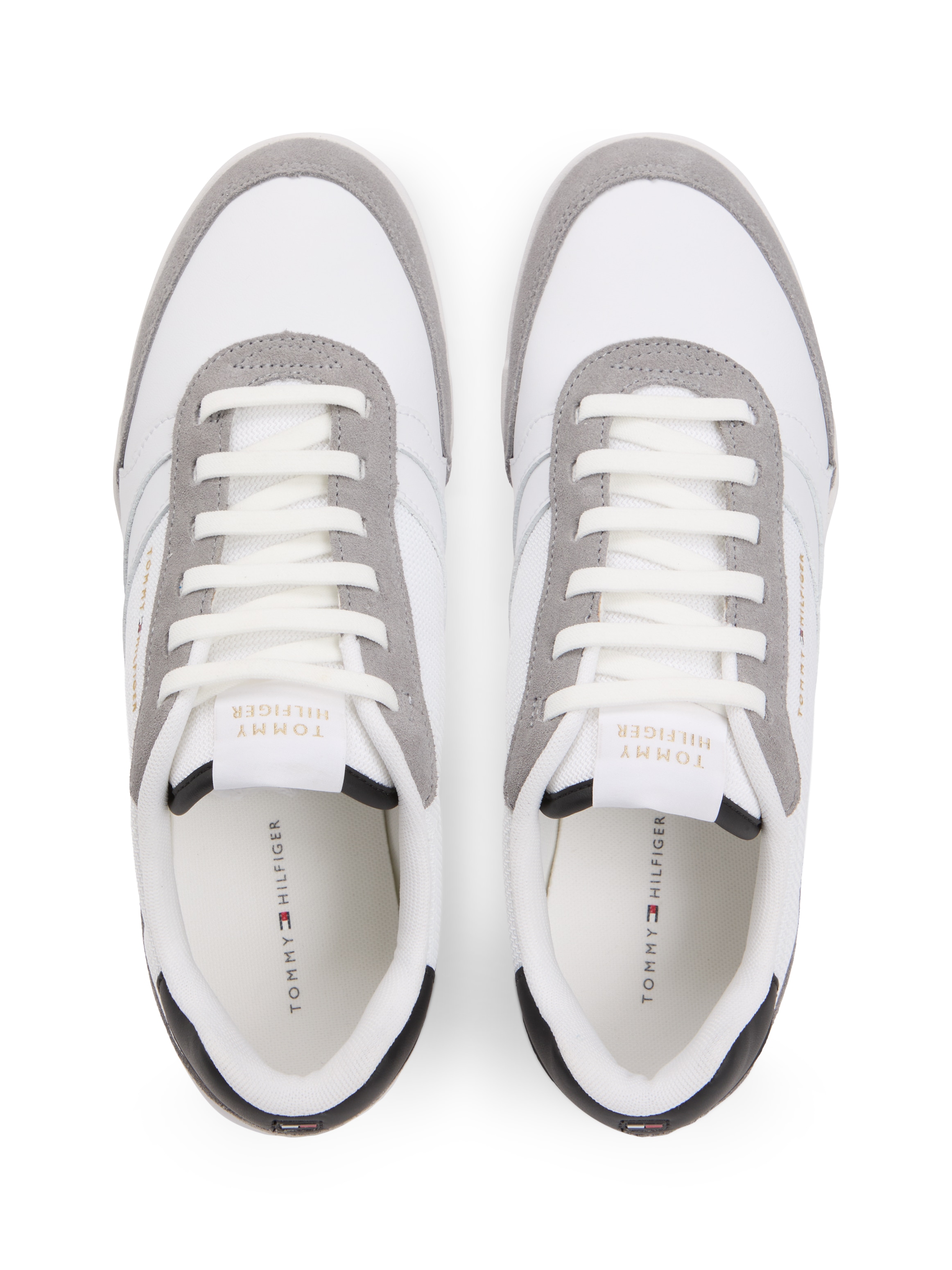 Tommy Hilfiger Baskets slip-on »LOPRO LTH MIX RWB«  Chaussure de loisir, chaussure basse, chaussure à enfiler avec empiècement contrasté au talon