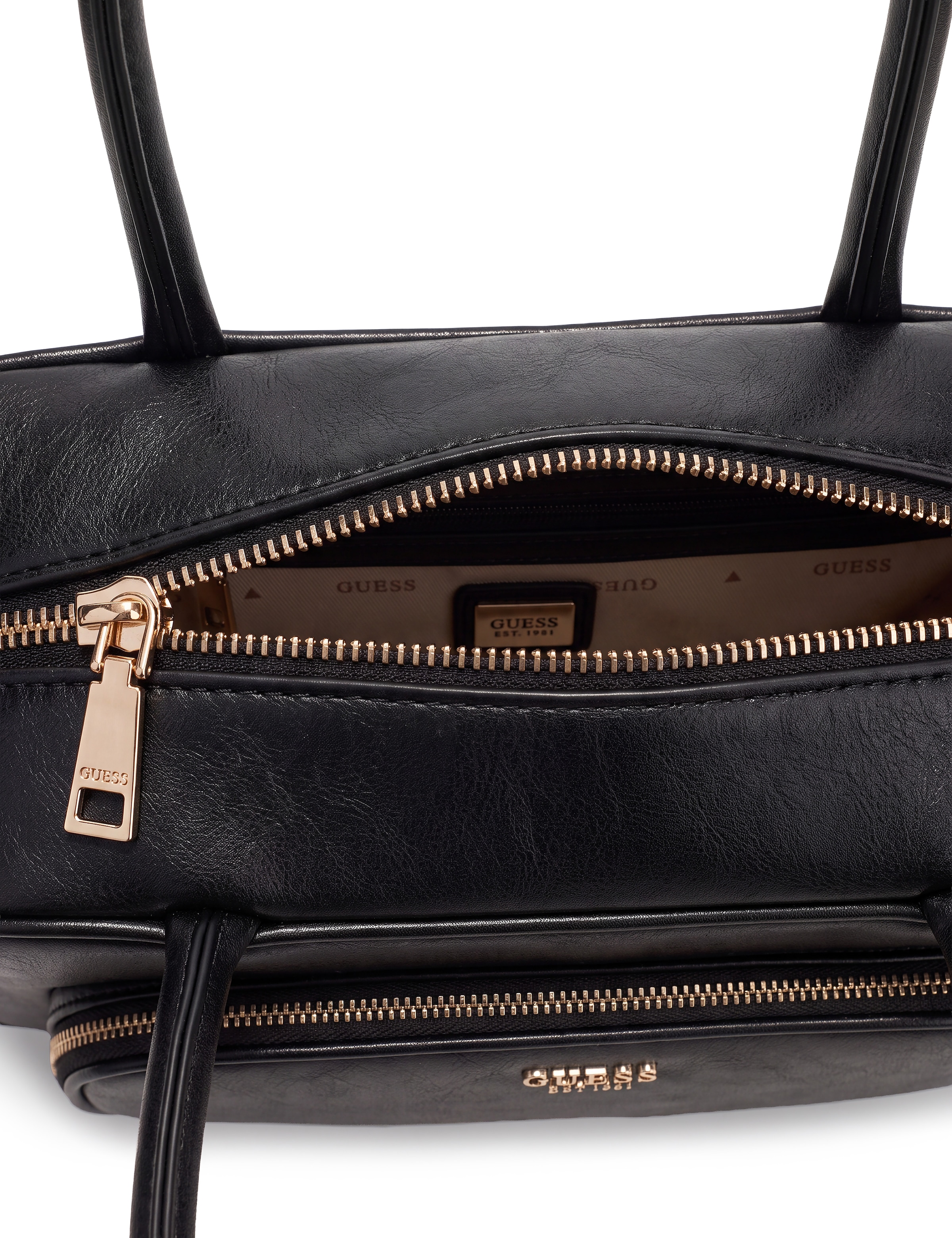 Guess Sac à bandoulière »BRONNA SHOULDER SATCHEL« Sac à main pour femmes, sac bandoulière, sac à main avec poche avant