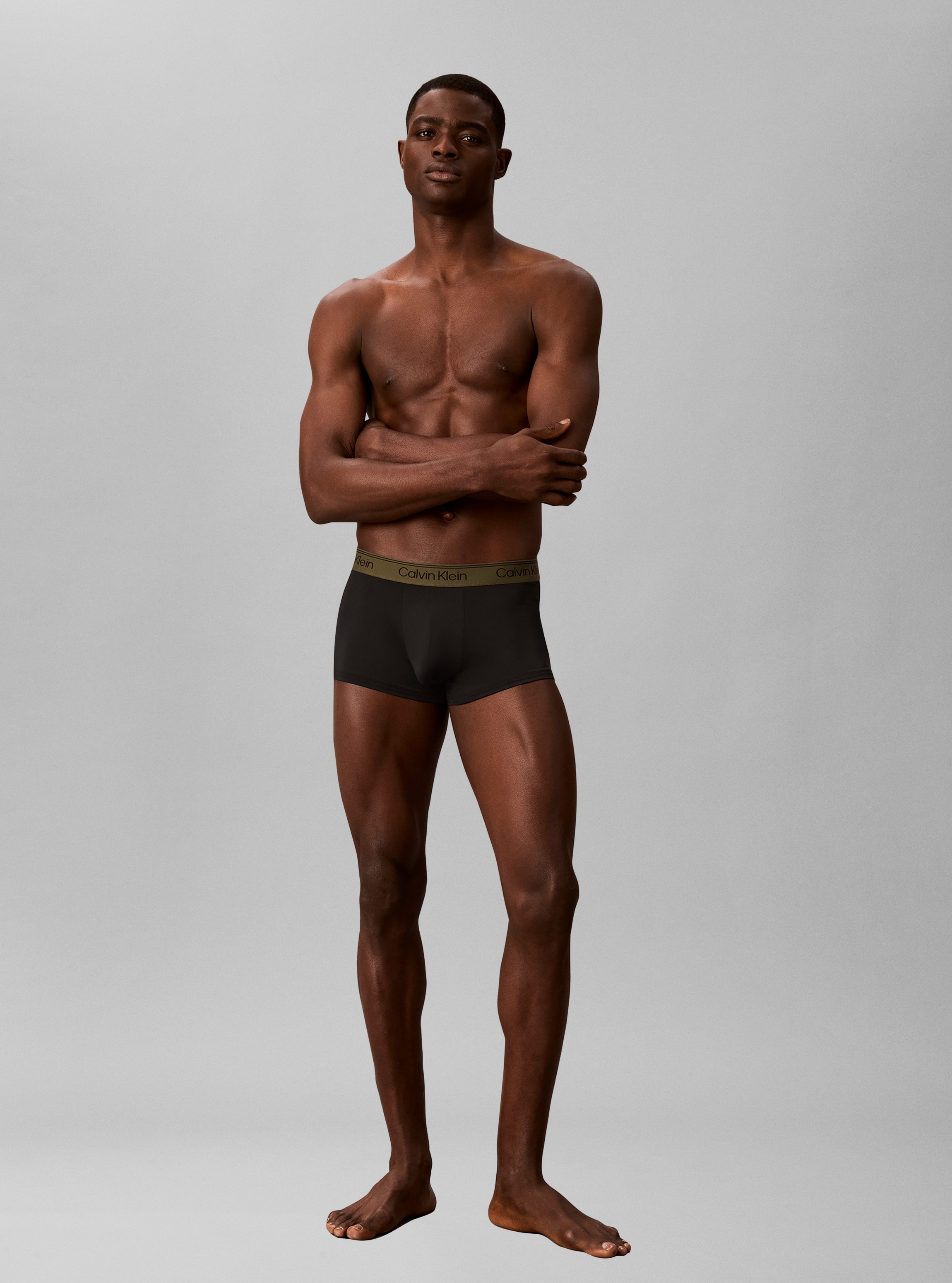 Calvin Klein Underwear Tronc »LOW RISE TRUNK 3PK« Paquet, pack de 3,  coupe régulière avec ceinture élastique