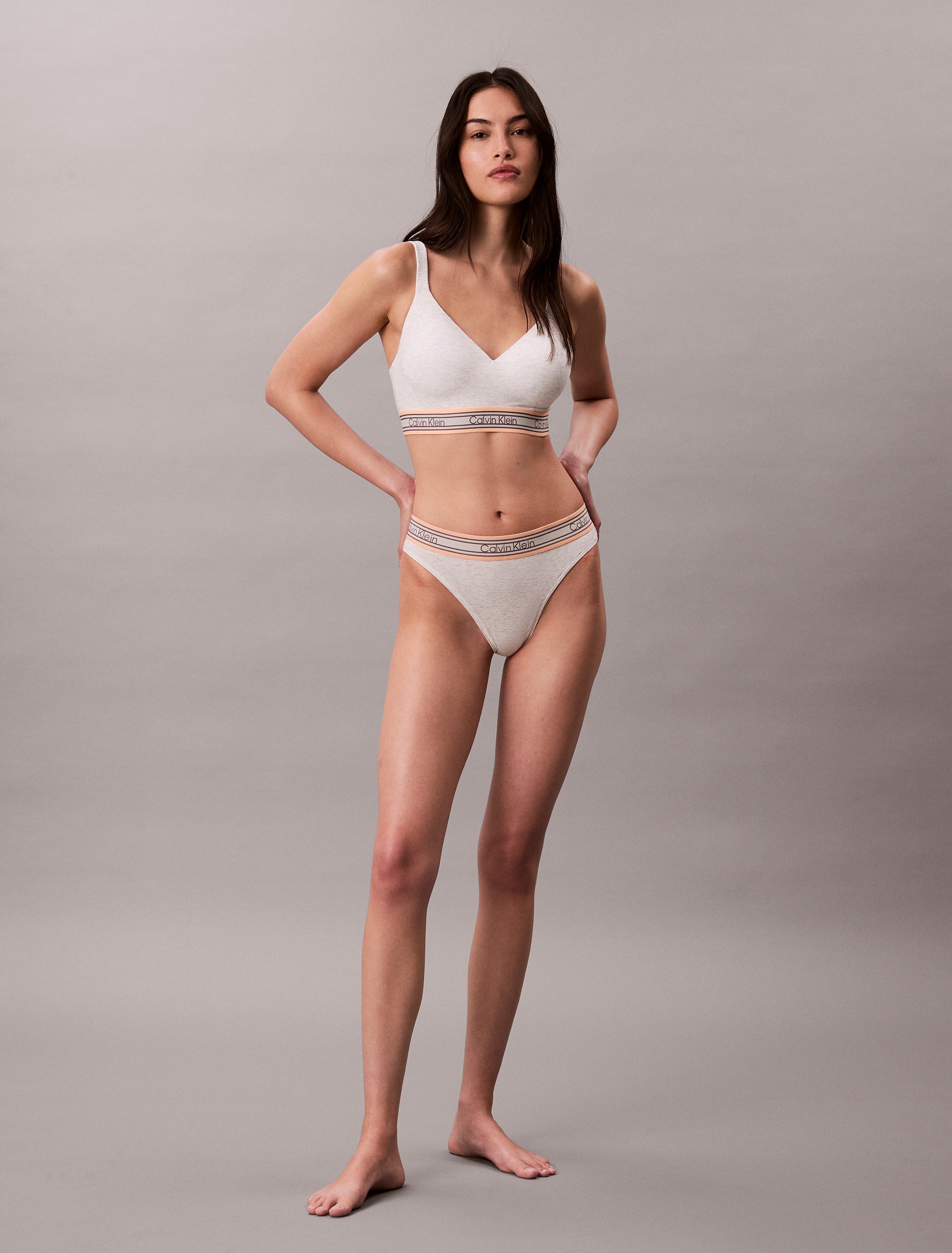 Calvin Klein Underwear Soutien-gorge à bretelles coupe ajustée avec ceinture élastique
