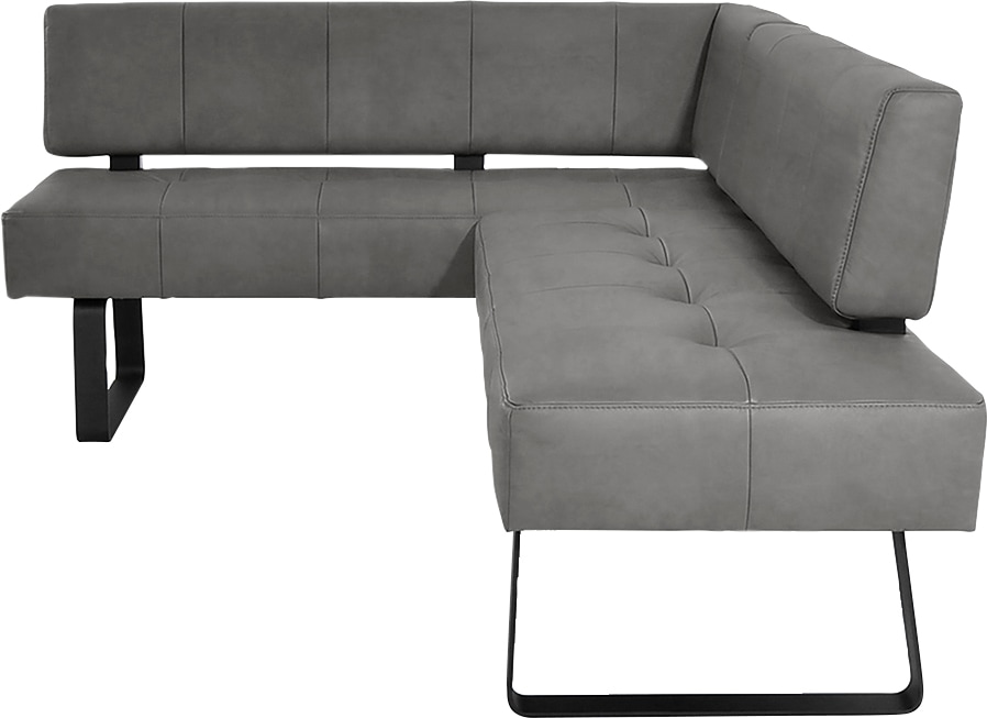 K+W Komfort & Wohnen Banc d'angle »Spider II« couture assise, confortable grâce à la construction sandwich, 2 dimensions réglables