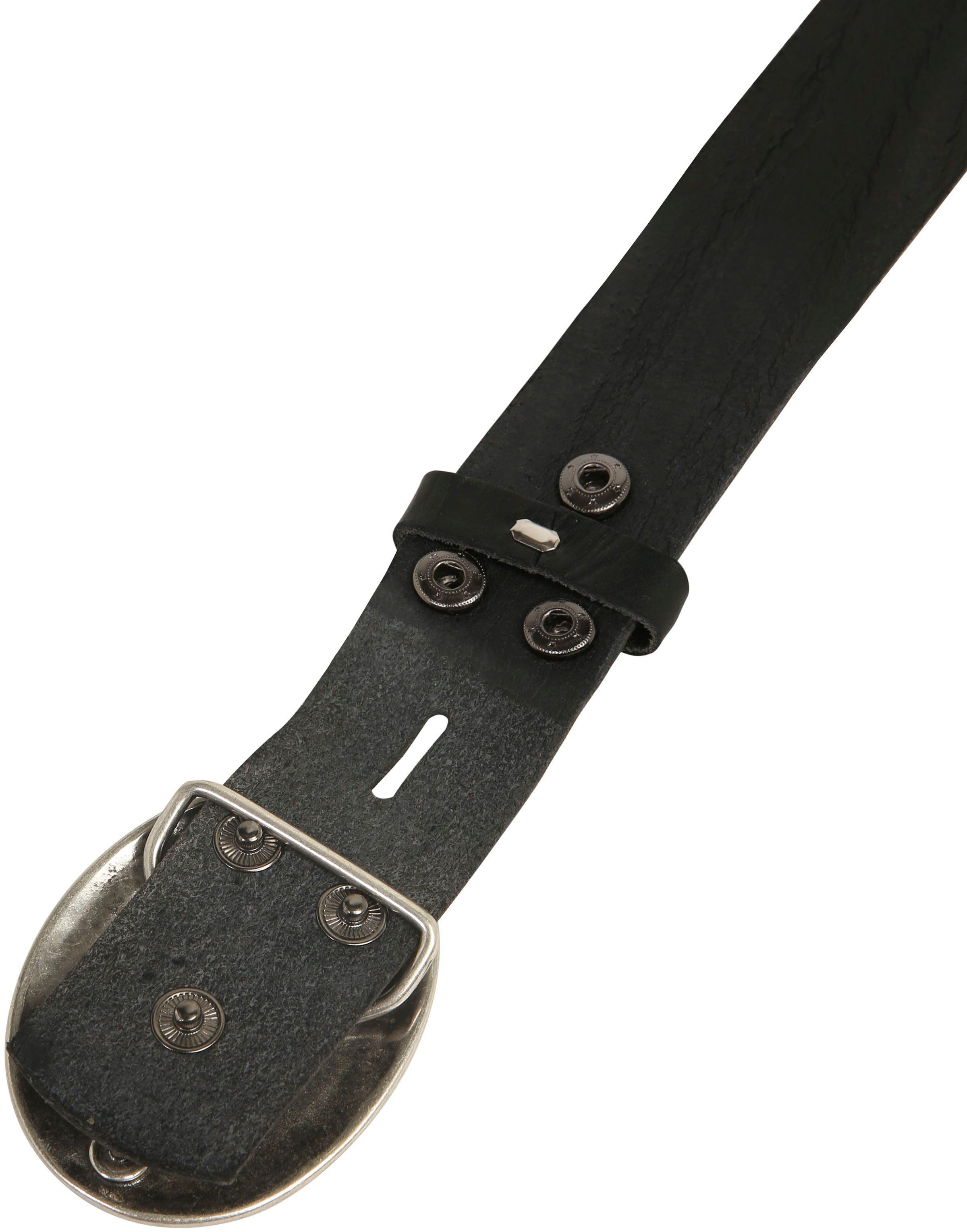 Rettungsring Gürtel Ceinture en cuir Schliesse mit floralem Design