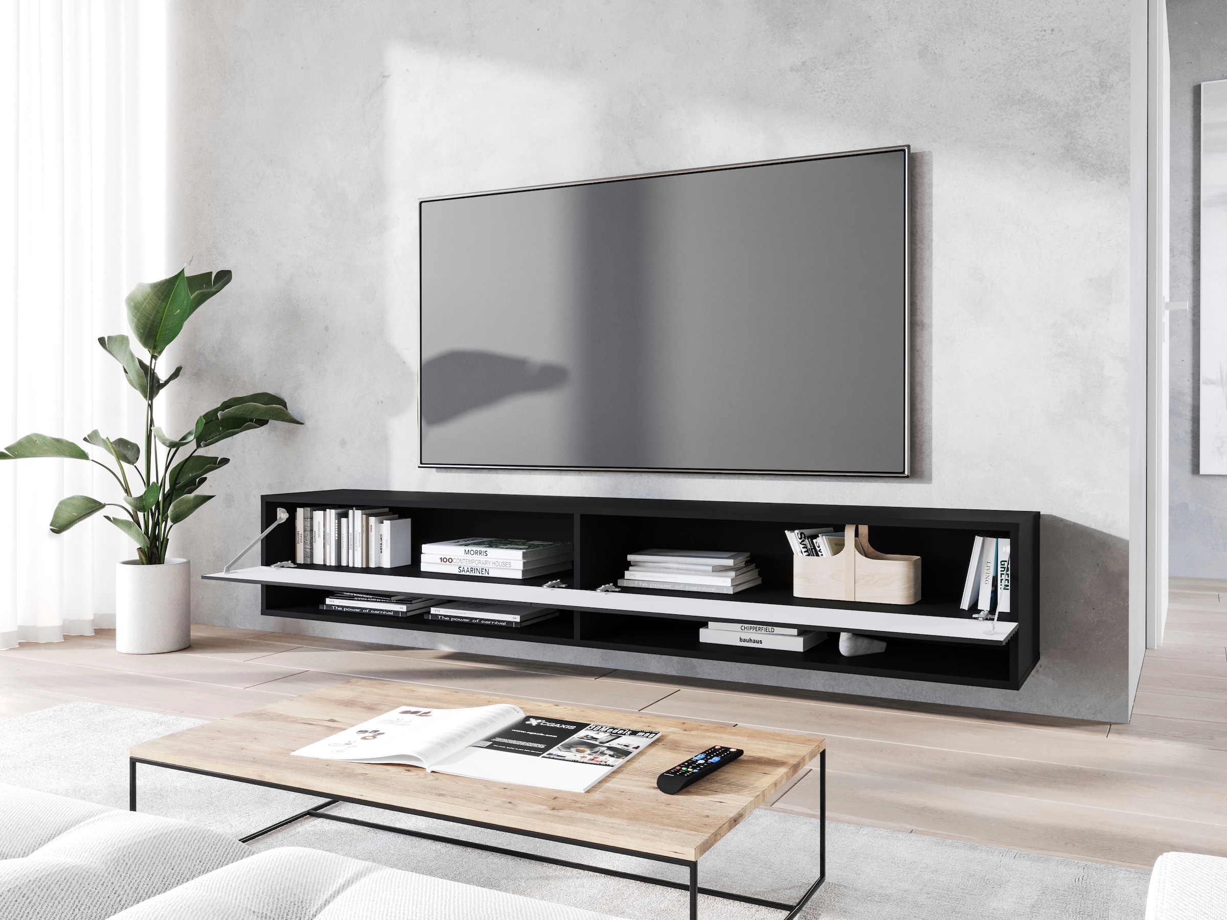 Home affaire Table basse debout et suspendu