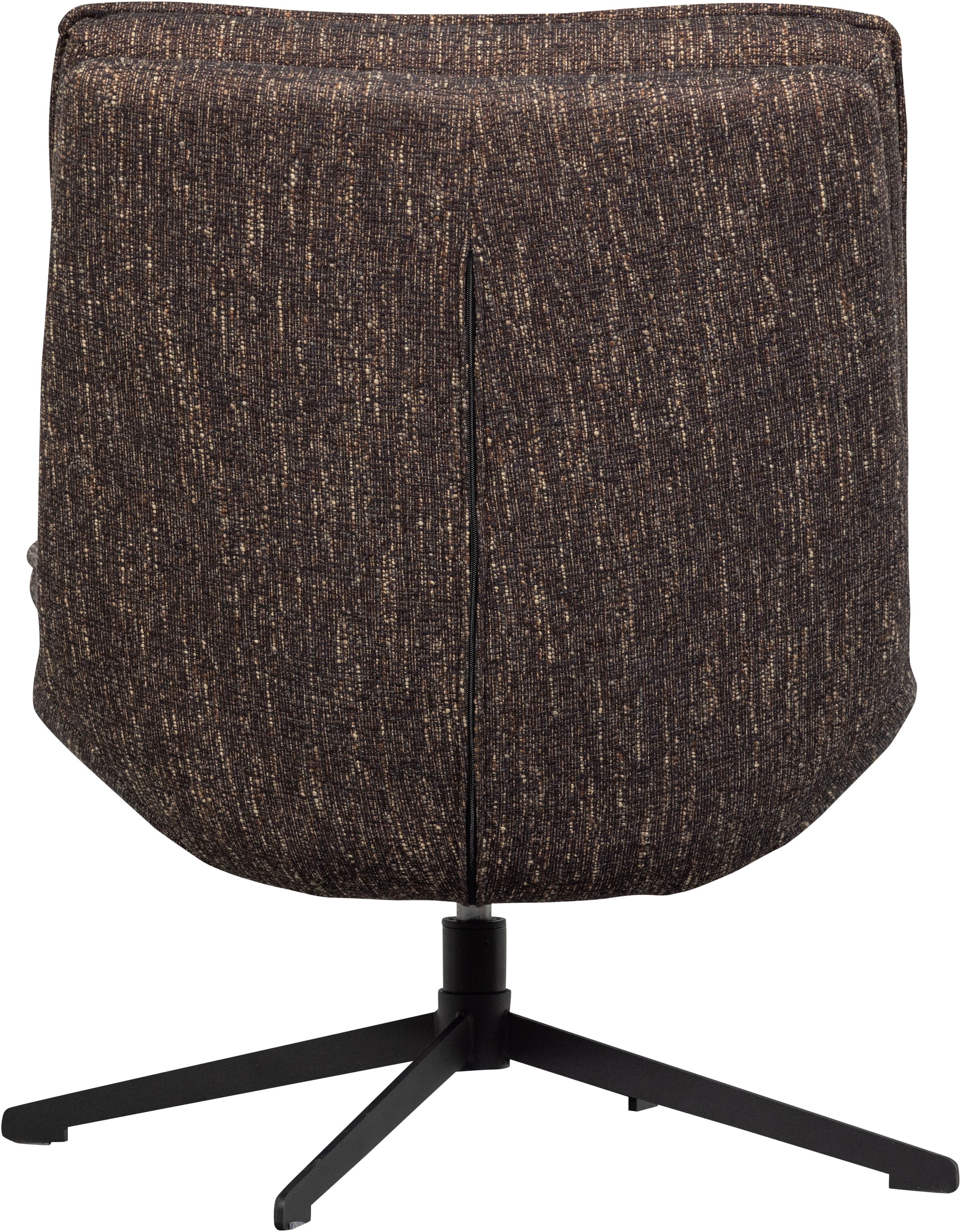 WOOOD Drehsessel »Milaro mit Fling-Melange-Bezug und Drehmechanismus B75 x T94 x H88 cm« Hohe Verschleissfestigkeit, Tragkraft 120 kg, mittlere Sitzhöhe