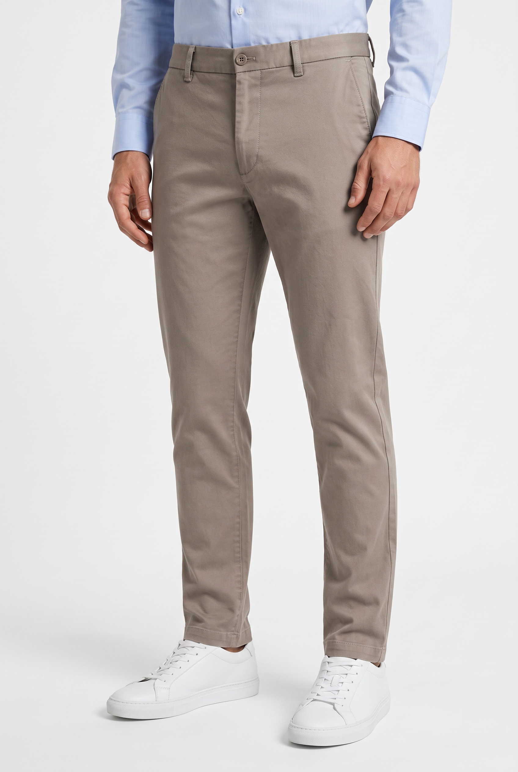 Calvin Klein Stoffhose »SLIM REFINED COTTON STRETCH TROU«  Slim fit mit Eingrifftaschen