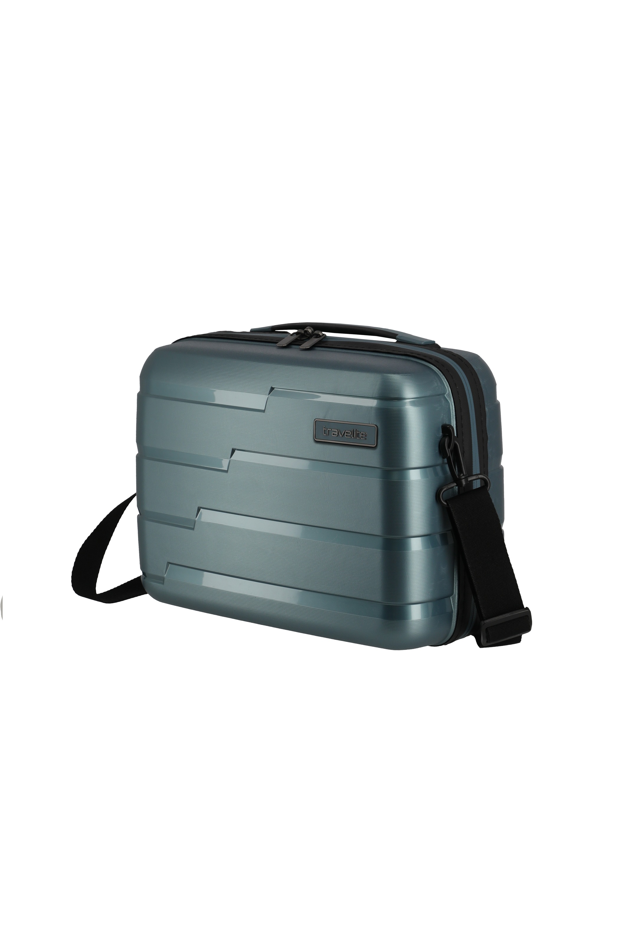 travelite Trousse de beauté »AIR BASE Kosmetikkoffer Hartschale« avec serrure TSA et fonction d’emboîtement – robuste et léger