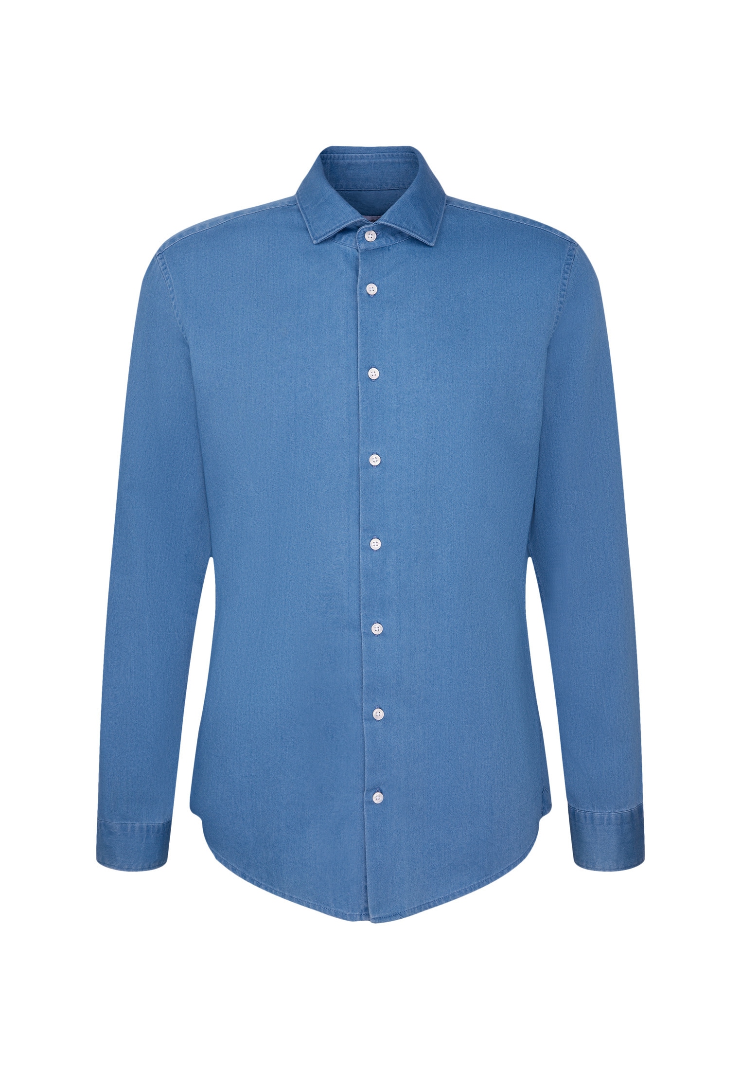 seidensticker Chemise en jean Slim col Kent 1/1 en denim