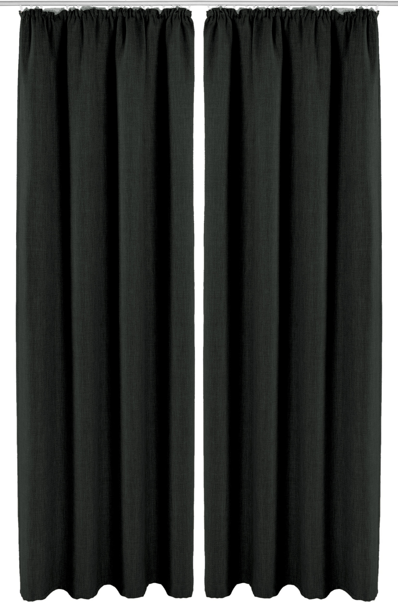 Bruno Banani Verdunkelungsvorhang »Bela« Kräuselband 1 Stk. tlg. blickdicht, meliert, verschiedene Grössen,