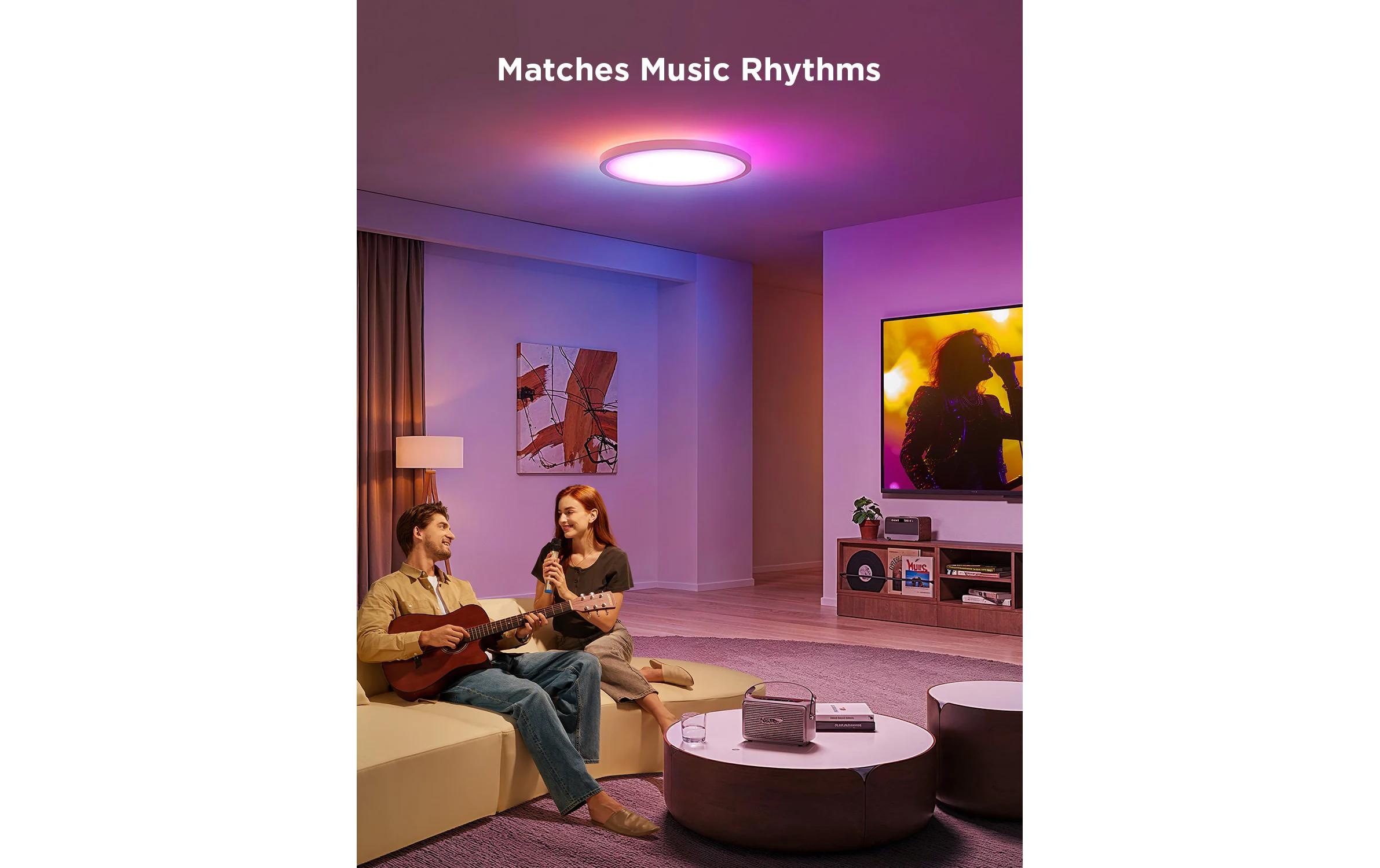 Govee Smarte LED-Leuchte »30 cm, 24 W, 2400 lm, RGBWW + RGBIC«