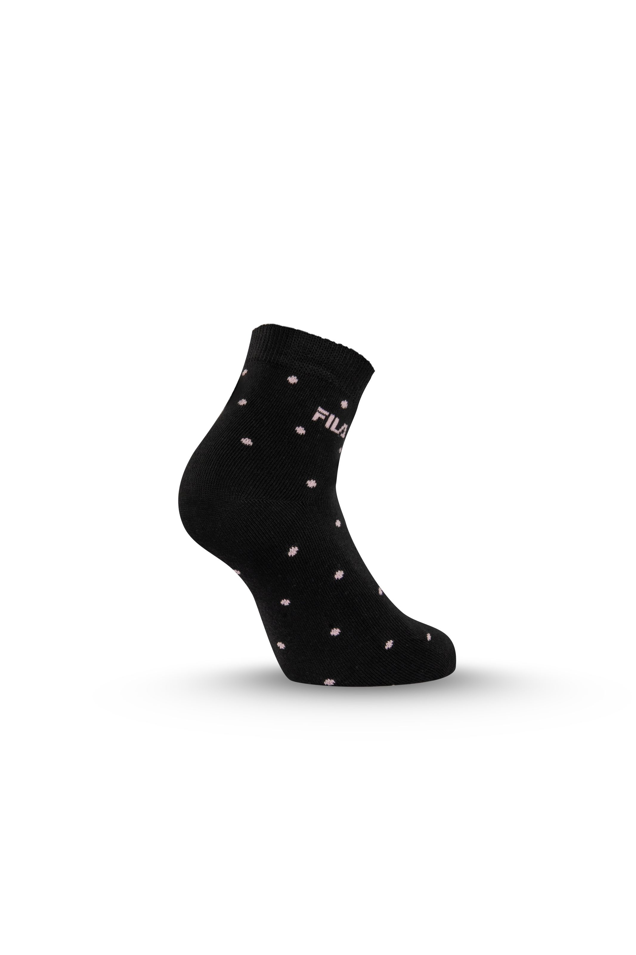 Fila Chaussettes courtes 3 Paar,  mit schmalem Rippenbündchen, gepunktet, Cotton-Mix