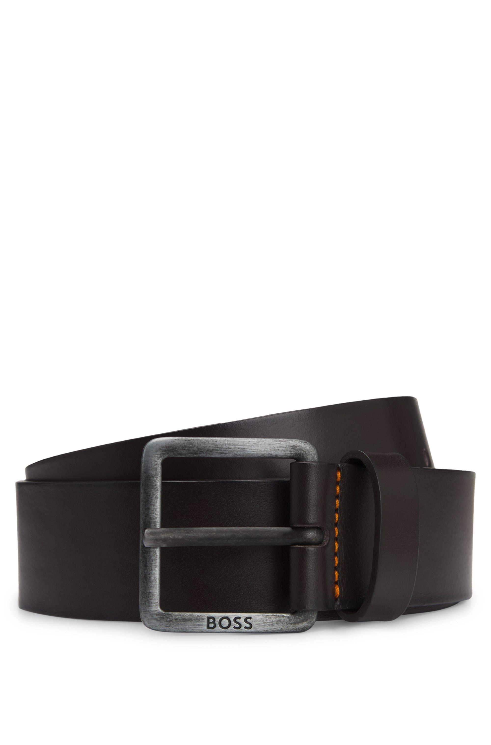 BOSS Ceinture en cuir »Jeeko_Sz40« mit matter Schliesse