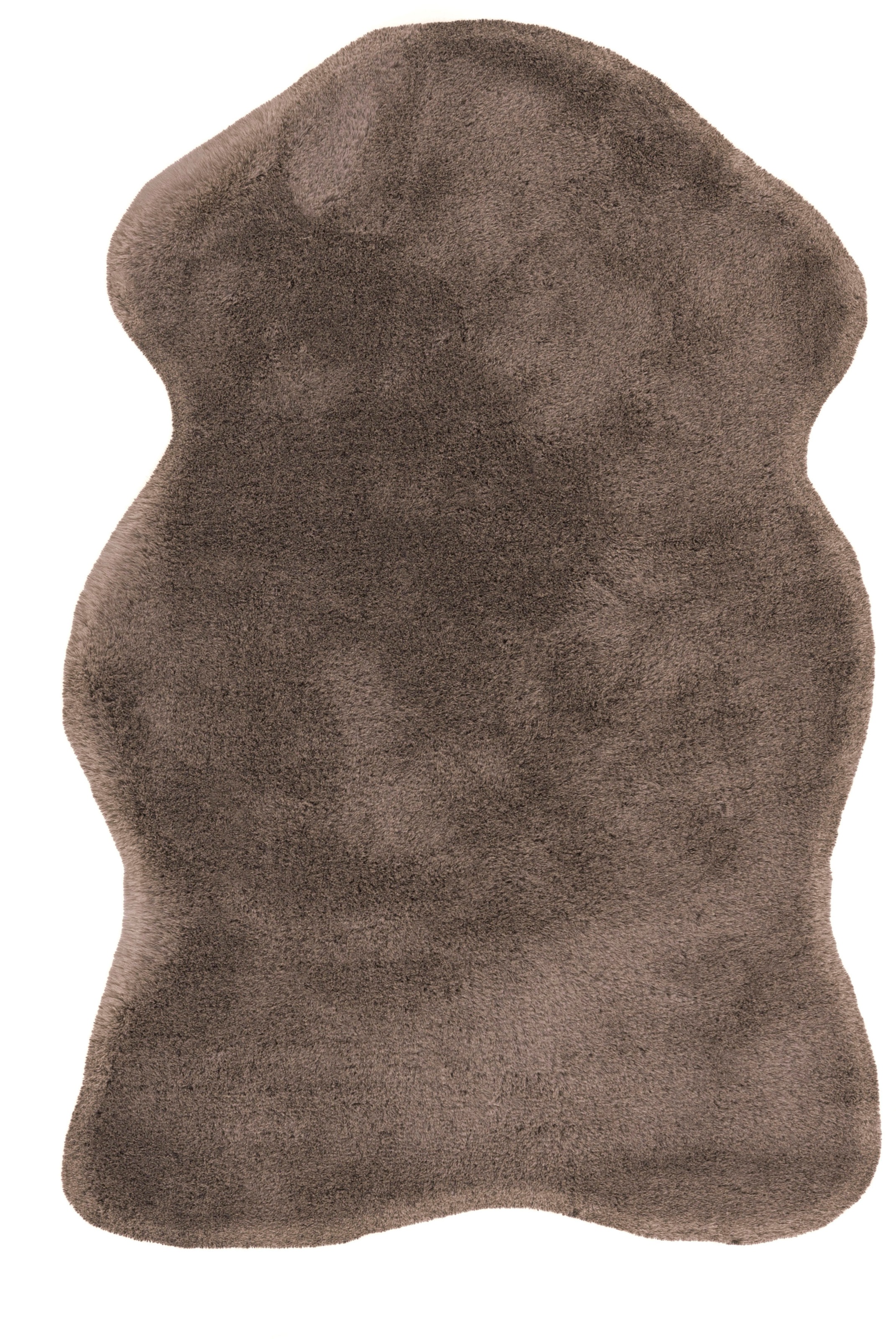 Padiro Fellteppich »Rabbit Light Sheepskin 825« fellförmig 23 mm Höhe weiches Fellteppich-Imitat, Schlafzimmer, Kinderzimmer