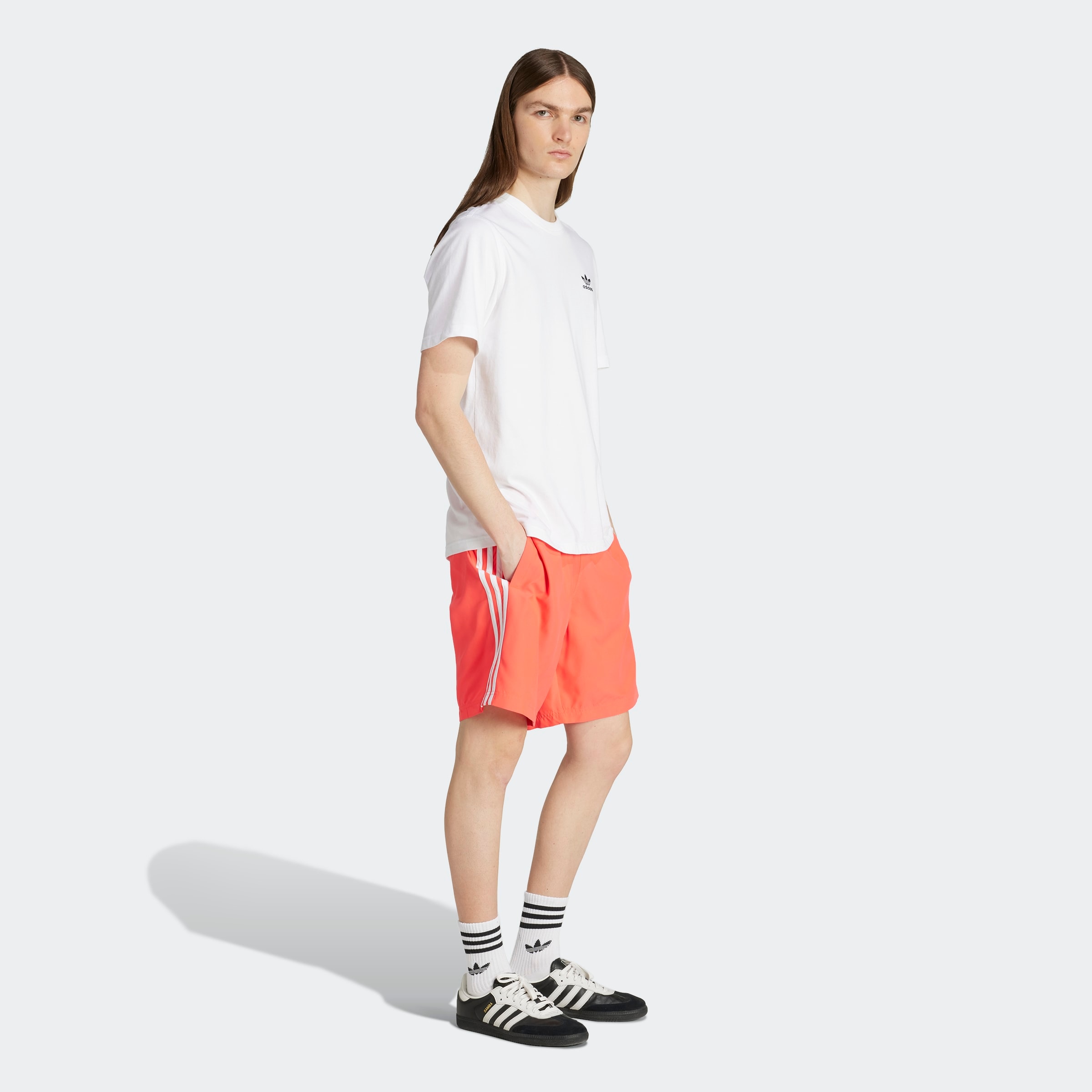 adidas Performance Short de bain »ADICOLOR 3-STREIFEN, 20 ZENTIMETER«