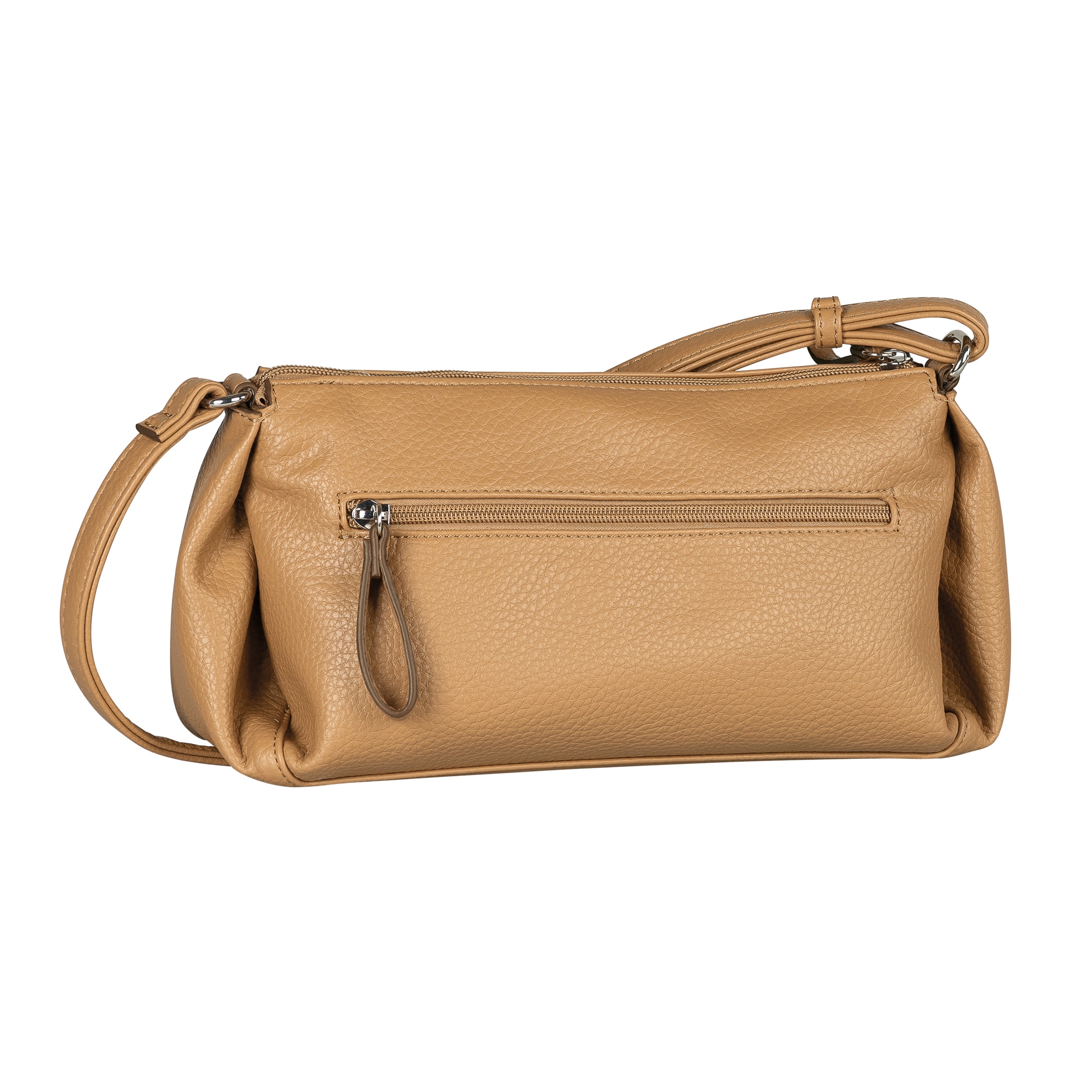 TOM TAILOR Sac à bandoulière »Cassia« simili cuir légèrement grainé avec coupe sophistiquée pour beaucoup de volume