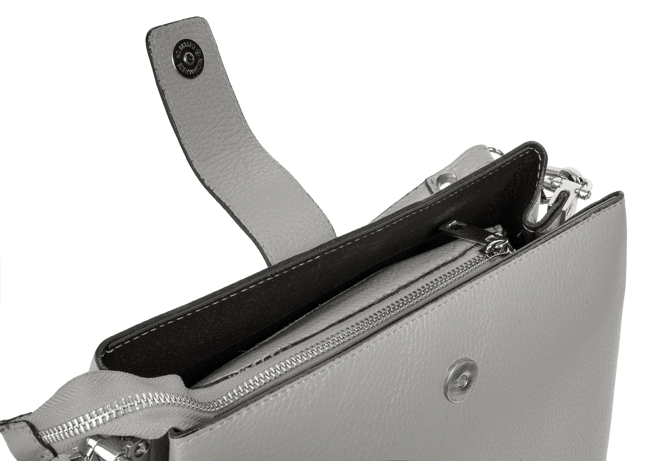 Cluty Sac à bandoulière echt Leder, Made in Italy