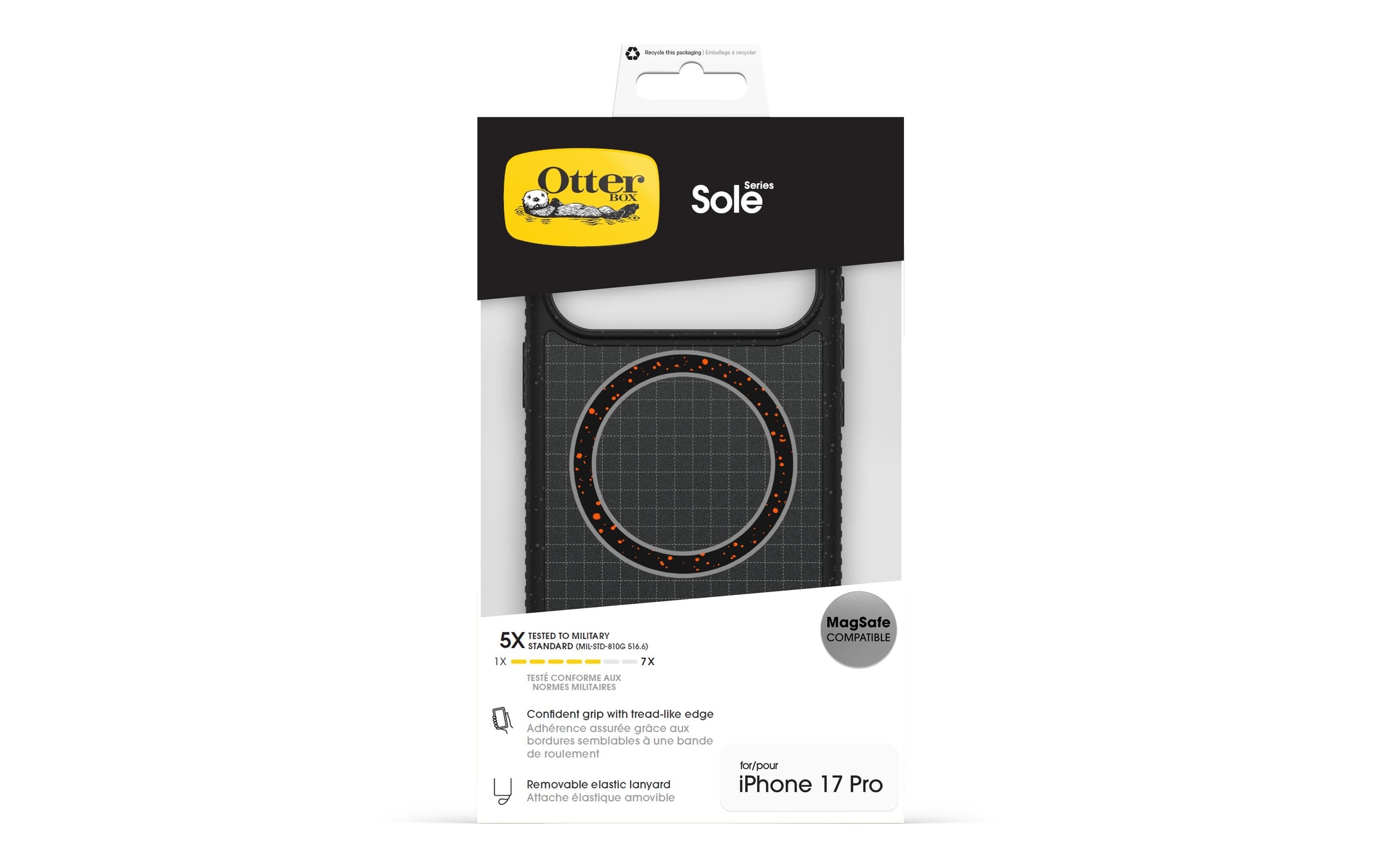 Otterbox Étui pour smartphone »Back Cover Sole iPhone 17 Pro« 16,0 cm (6,3 Zoll) Schutzhülle mit Kartenfach für iPhone 17 Pro