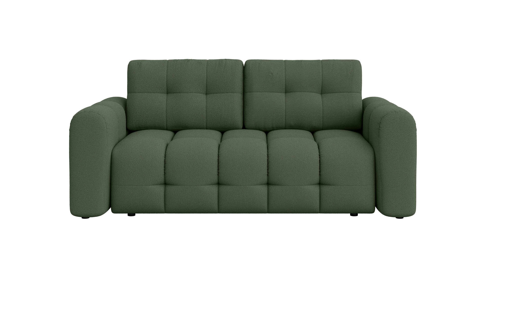 GOODproduct 2-places »Manilla, trendige Steppung, 2 Rückenkissen, B/T/H 195/107/91 cm« mit Wellenunterfederung, in verschiedenen Materialien und Farben