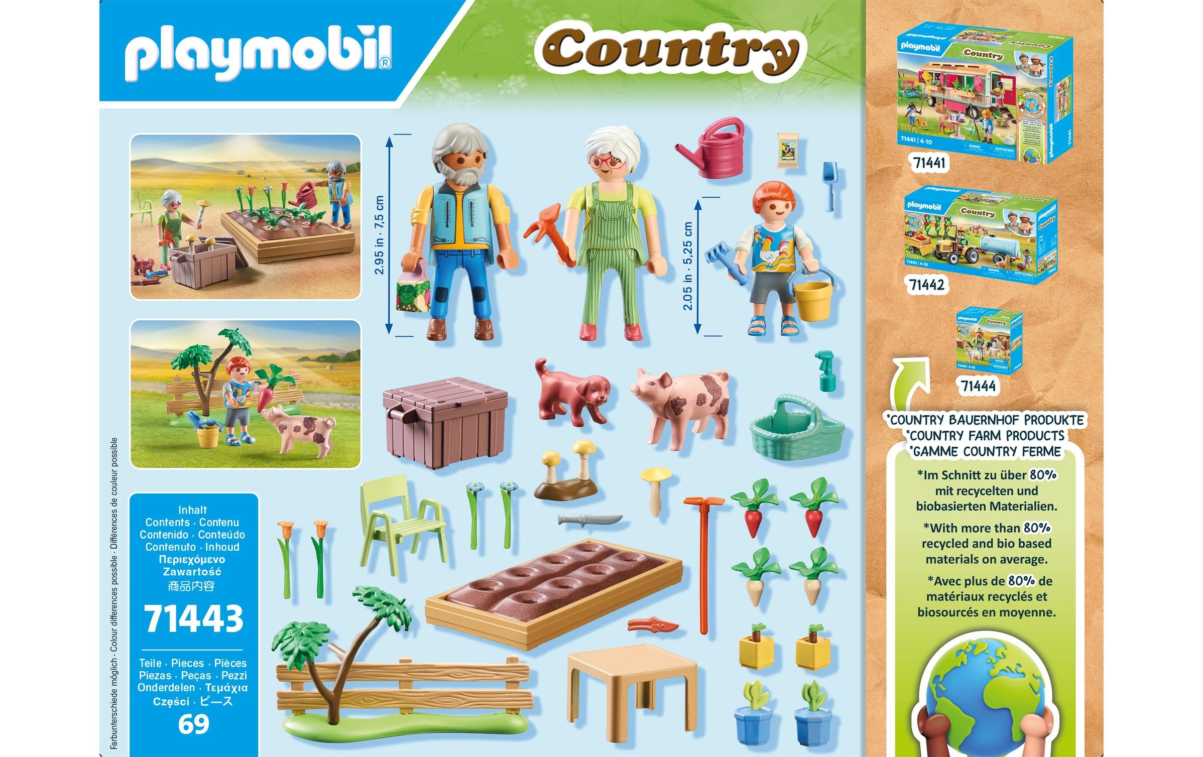 Playmobil® Spielbausteine »Country Idyllischer Gemüsegarten 71443«