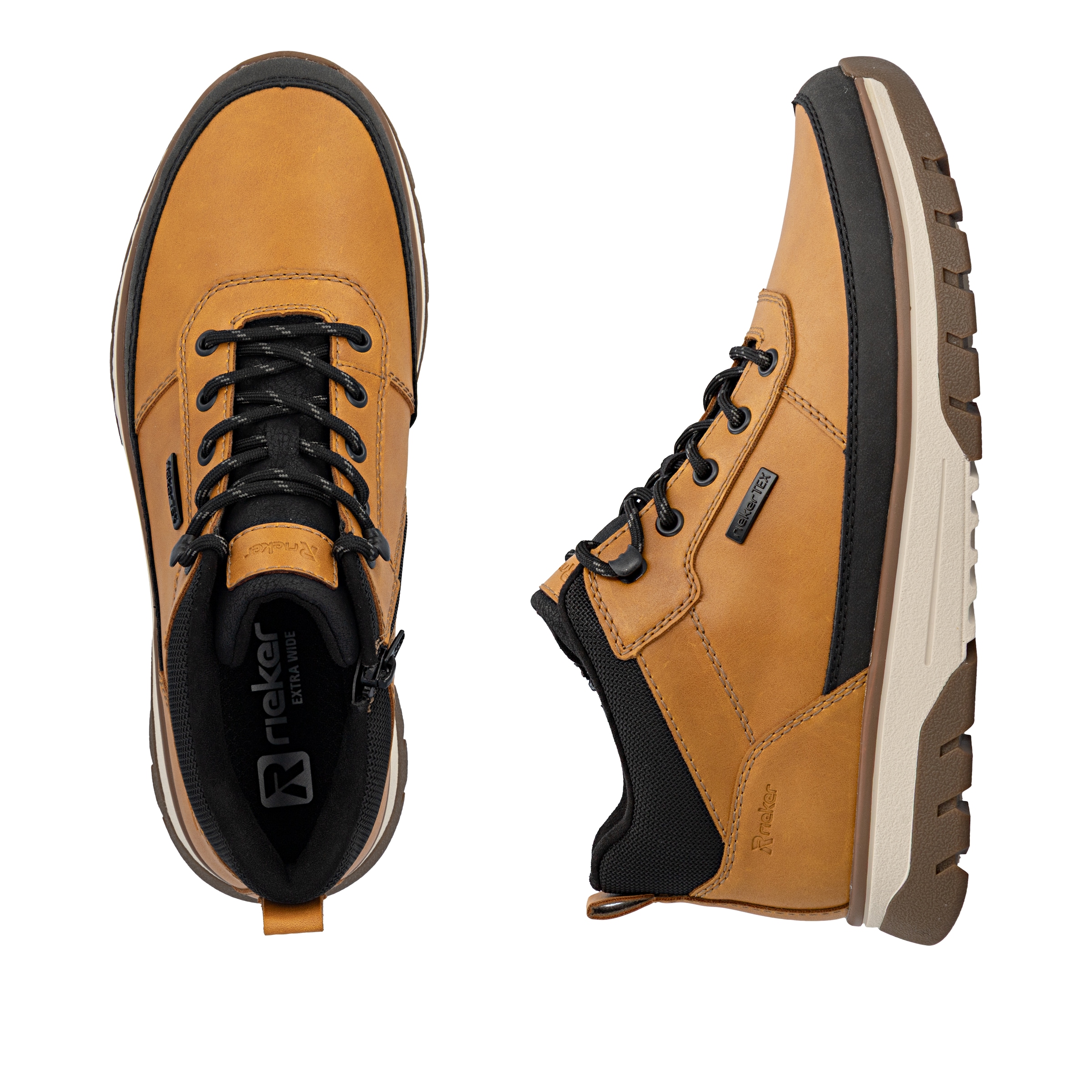 Rieker Bottines à lacets  6 : bottes d'extérieur, bottines sneaker avec membrane TEX déperlante