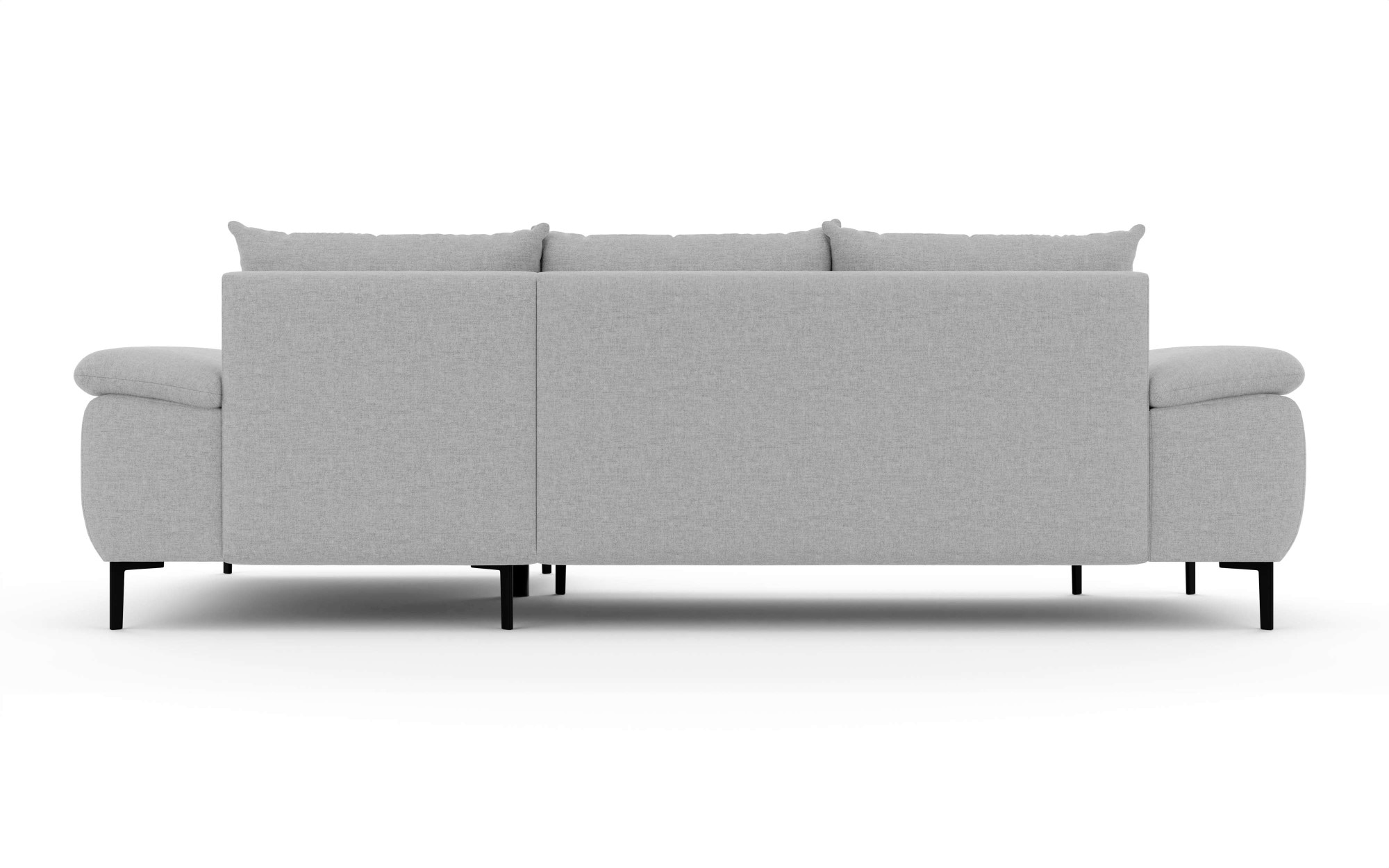 INOSIGN Canapé d'angle »DROMARA Schlafsofa mit Bettkasten, Masse: B/T/H 277/141/91 cm« L-Form mit Recamiere rechts/links bestellbar, Wellenunterfederung
