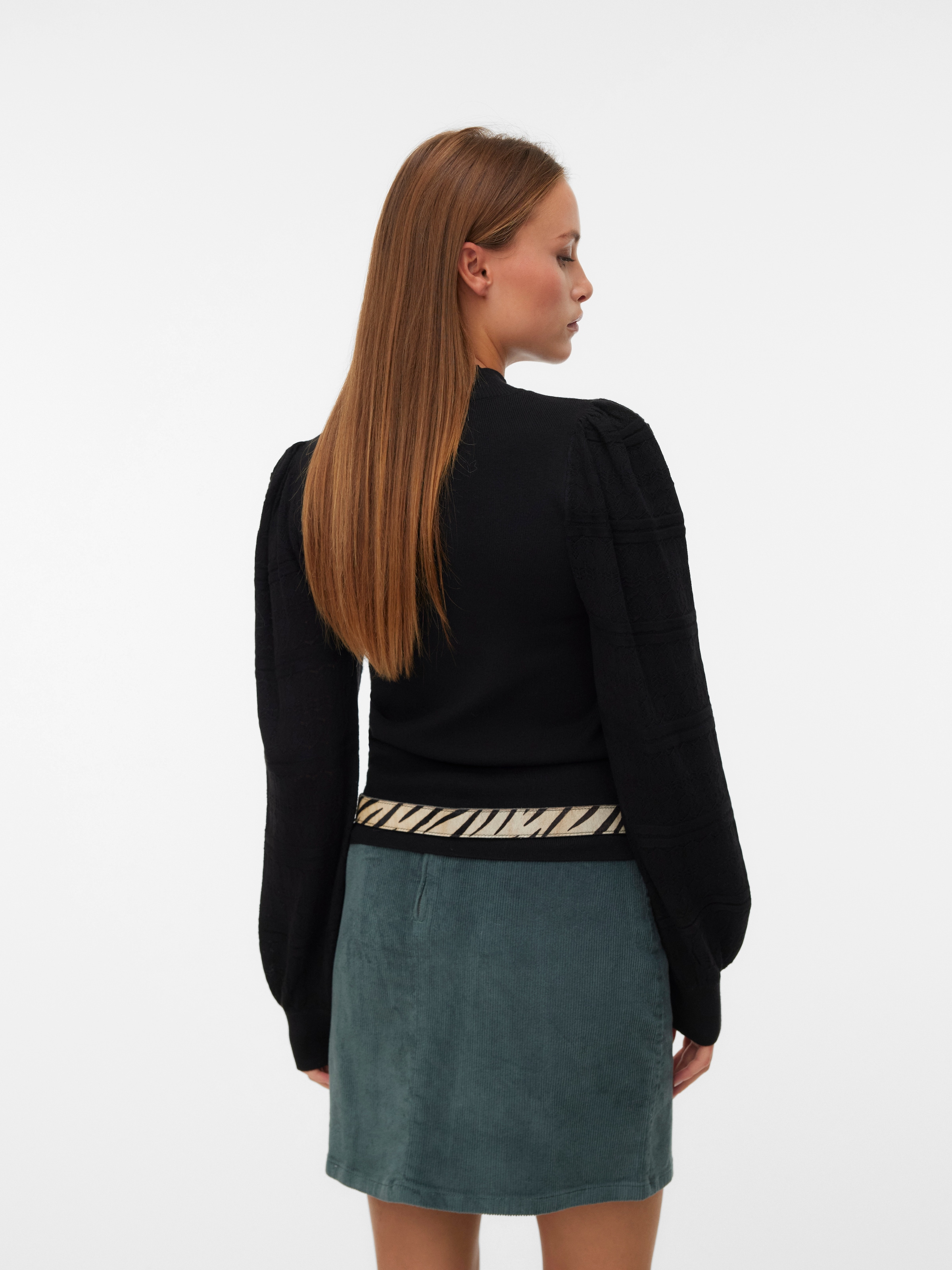 Vero Moda Pull en tricot »VMNEWLIMONE LS HIGHNECK PULLOVER BOO«