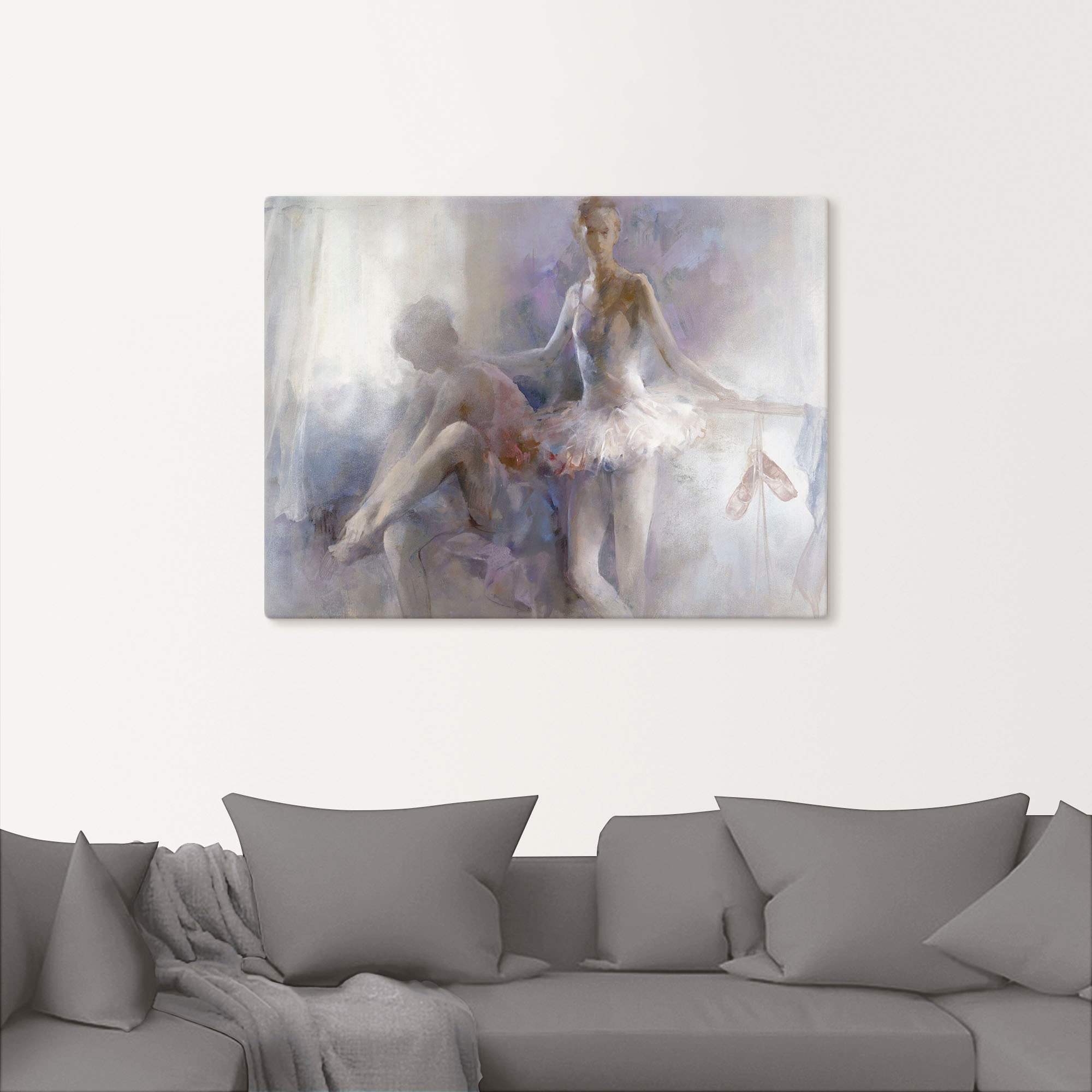 Artland Tableau sur toile »Ballett-Mädchen« 1 cuis tlg. auf Holzrahmen gespannt