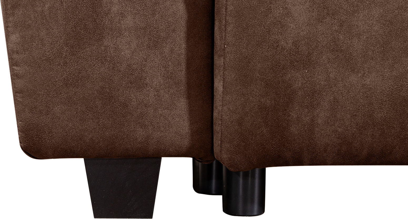 COLLECTION AB Canapé-lit »Bella, B: 241 cm, Liegefl. 142x194 cm« Bettfunktion, Bettkasten & 2 Zierkissen, Federkern