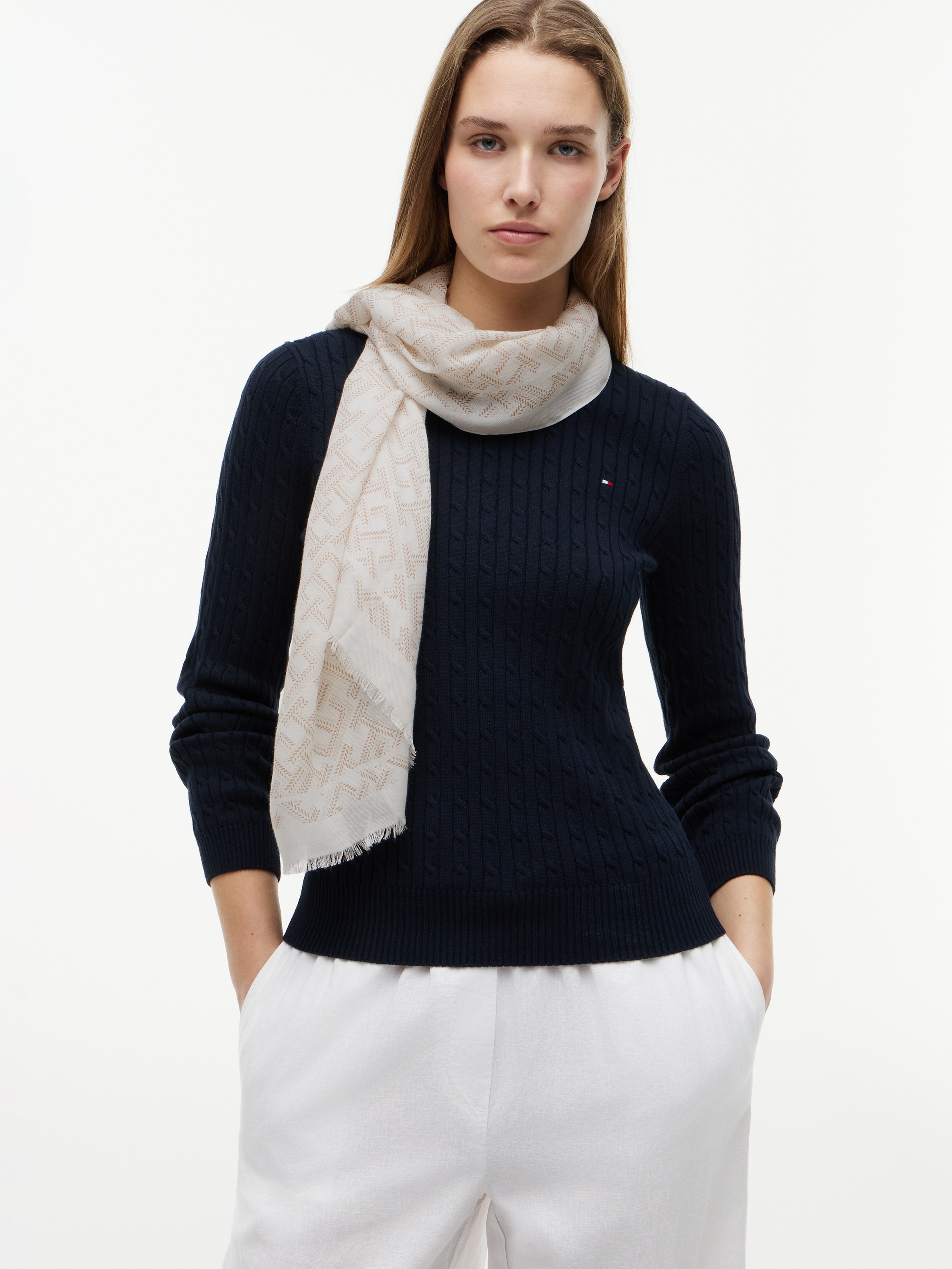 Tommy Hilfiger Modeschal »TH MONOGRAM«