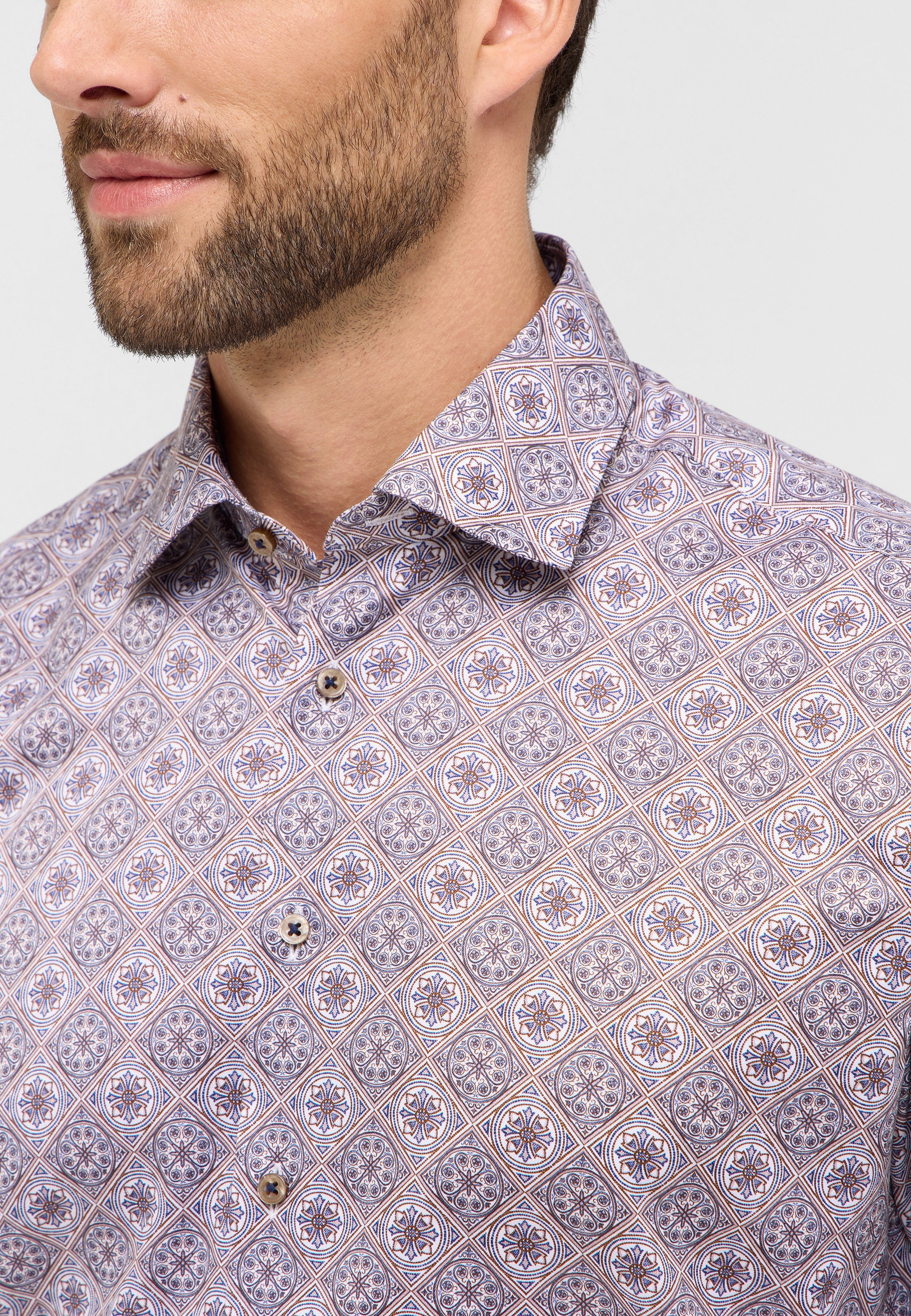 Eterna Chemise à manches longues »MODERN FIT« NON IRON (bügelfrei)